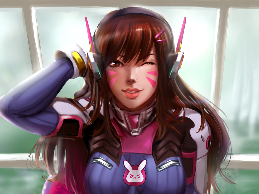 1024x768 Dva Overwatch Art New Wallpaper,1024x768 Resolution HD 4k ...