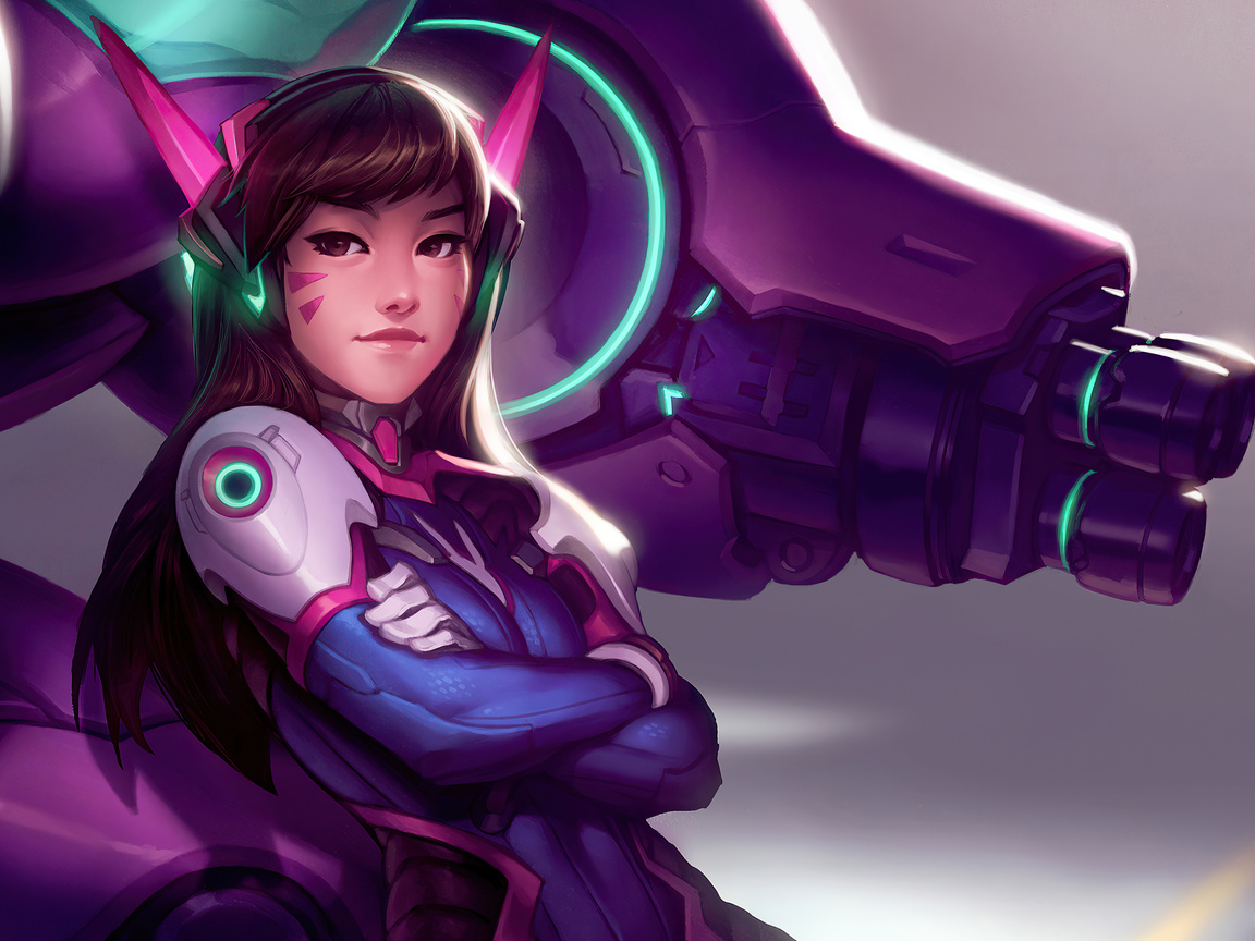 1152x864 Dva Overwatch Game Artwork 4k 1152x864 Resolution HD 4k ...