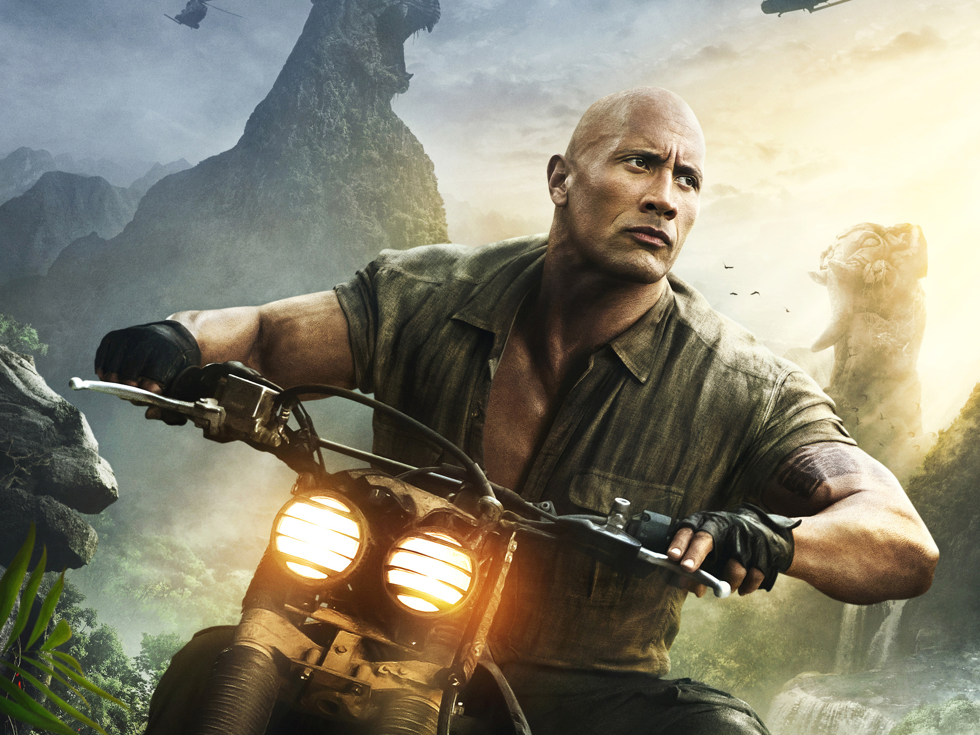 1920x1440 Dwayne Johnson As Dr Smolder Bravestone Jumanji Welcome To ...