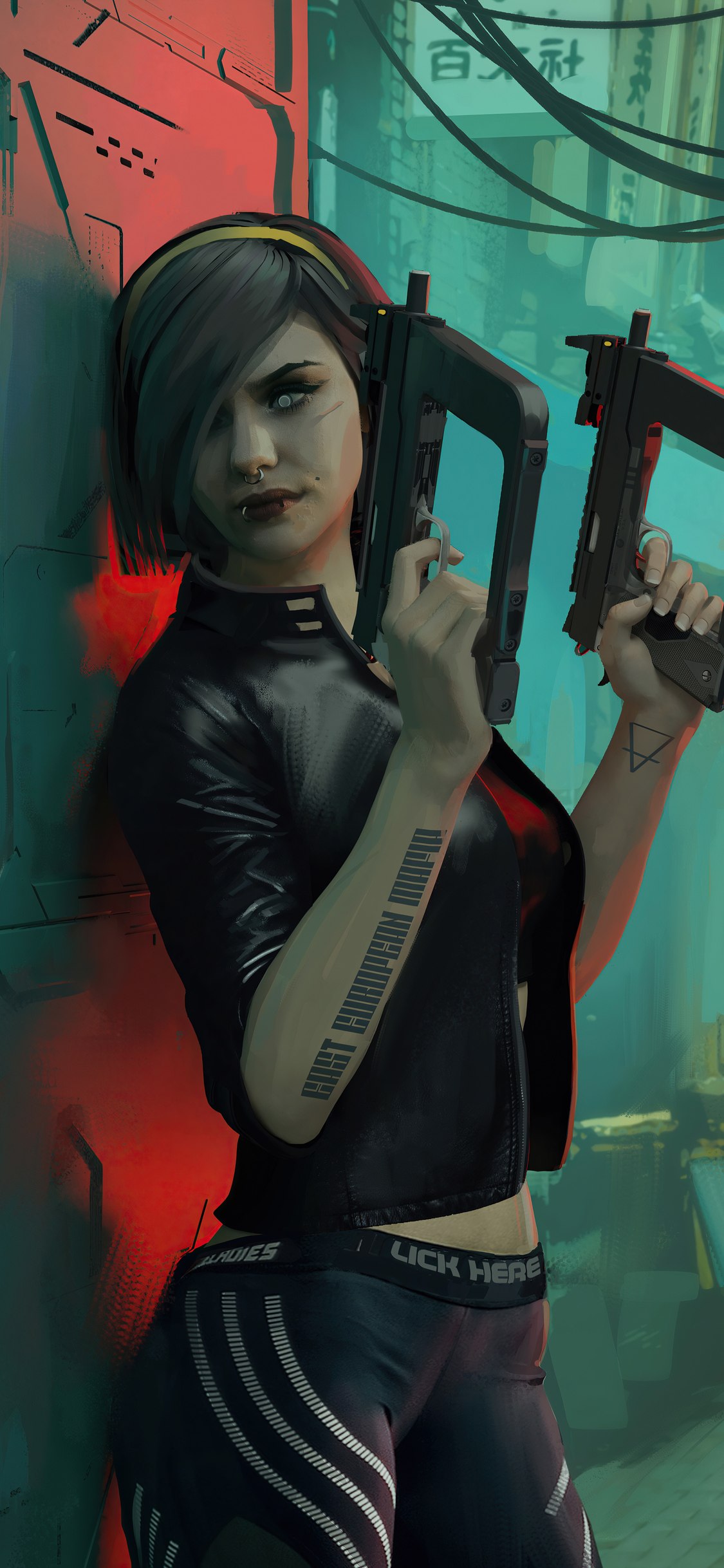 1125x2436 Dystopian Mafia Girl 4k Iphone XS,Iphone 10,Iphone X HD 4k  Wallpapers, Images, Backgrounds, Photos and Pictures