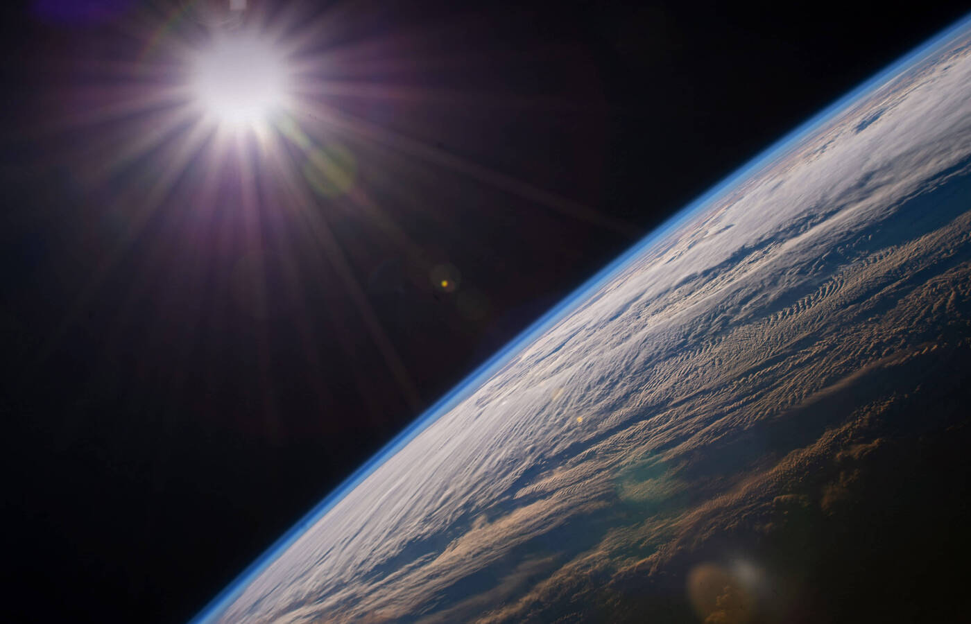Earth View From The International Space Station Wallpaper In 1400x900 Resolution