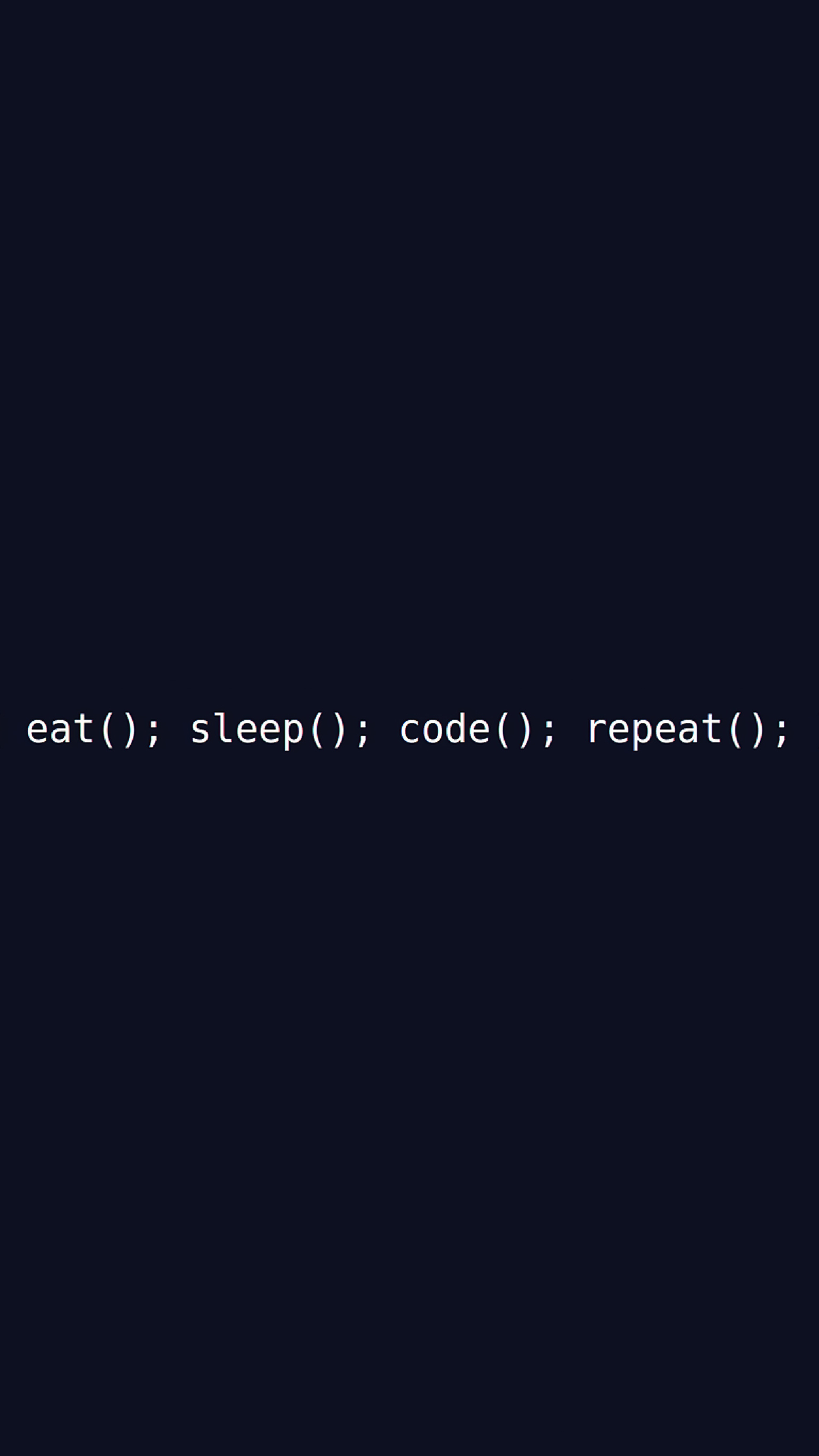 Eat Sleep Code Repeat Wallpaper in 4K