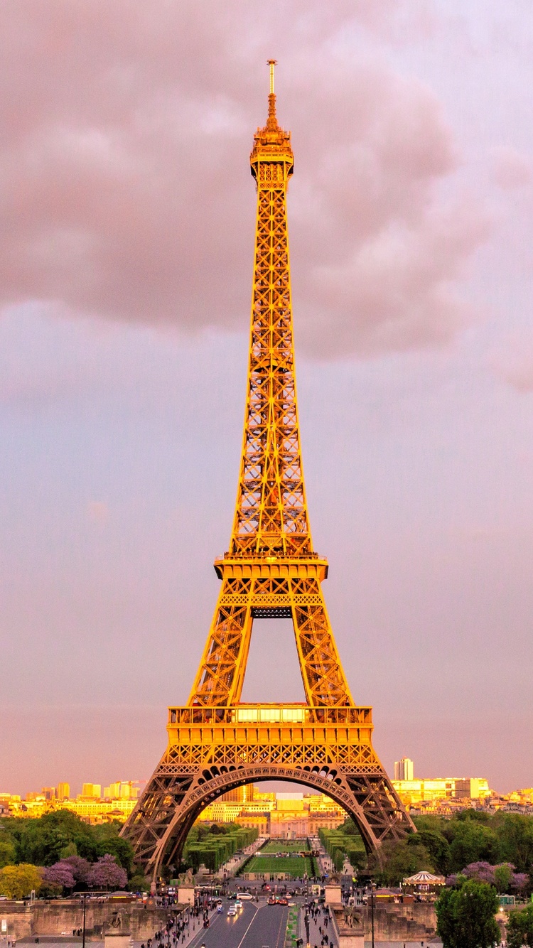 Eiffel Tower photoshoot sunset HD wallpaper download