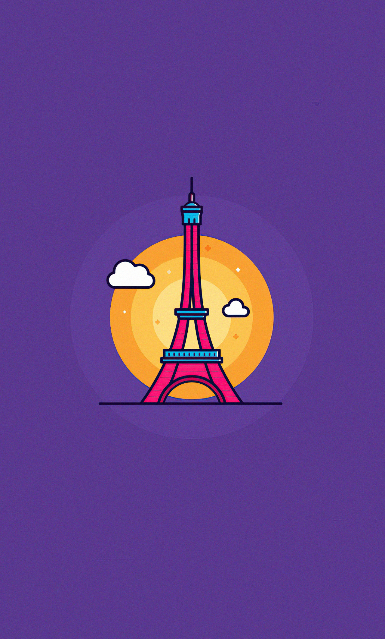 1280x2120 Eiffel Tower Minimal 4k iPhone 6+ ,HD 4k Wallpapers,Images ...