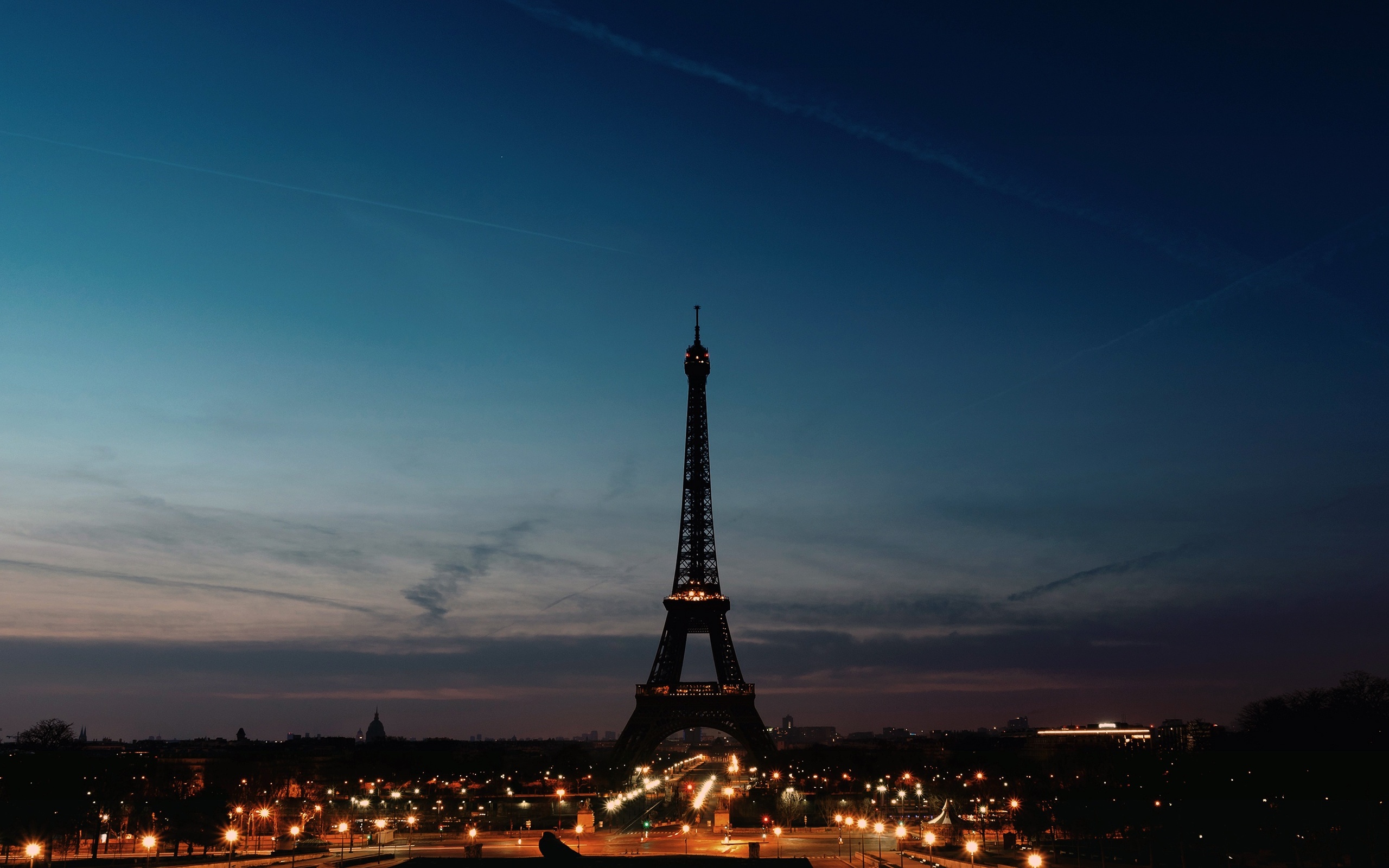 2560x1600 Eiffel Tower Night Time Clear Sky 2560x1600 Resolution Hd 4k