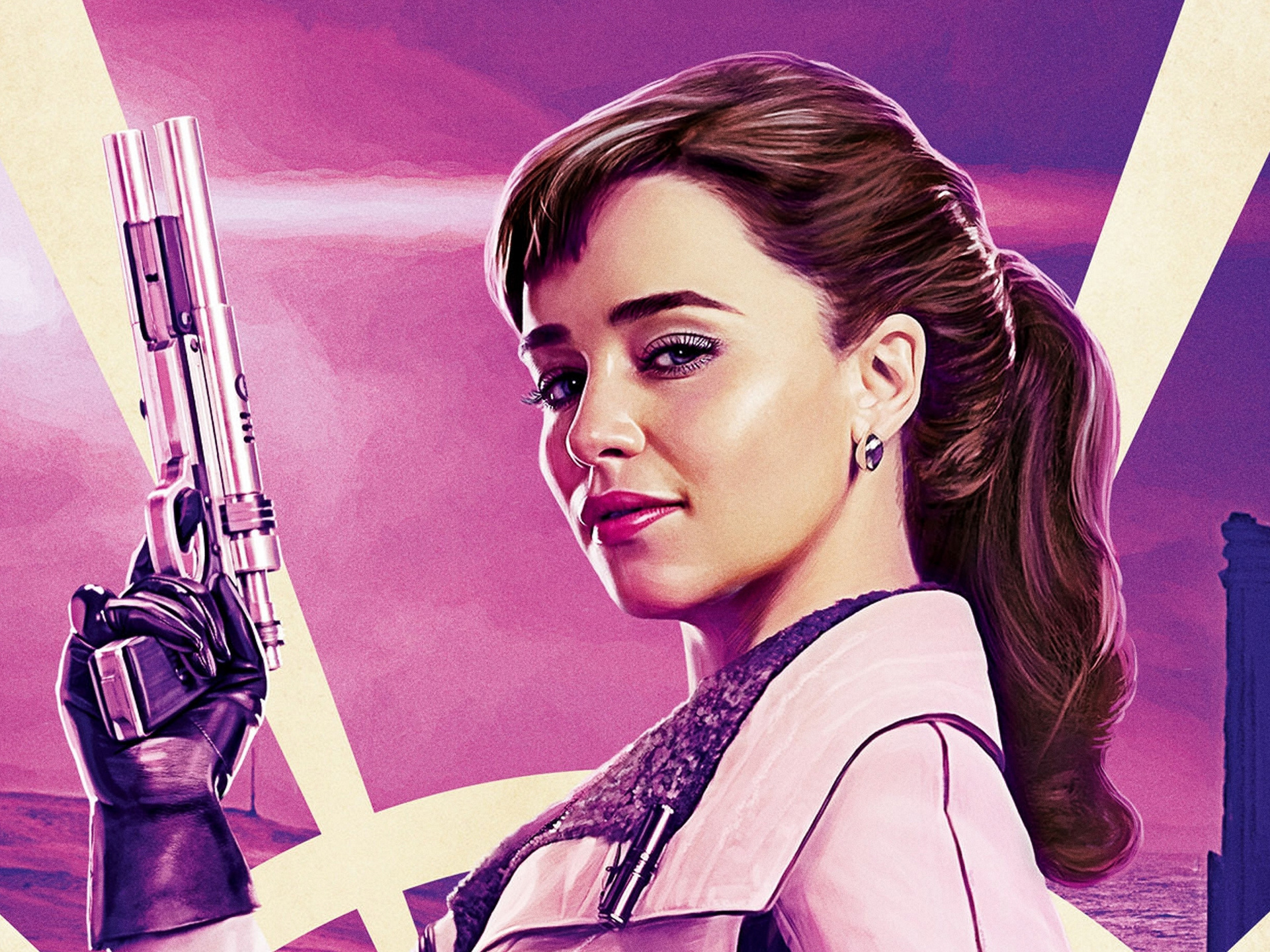 1920x1440 Emilia Clarke In Solo A Star Wars Story Movie 1920x1440 ...