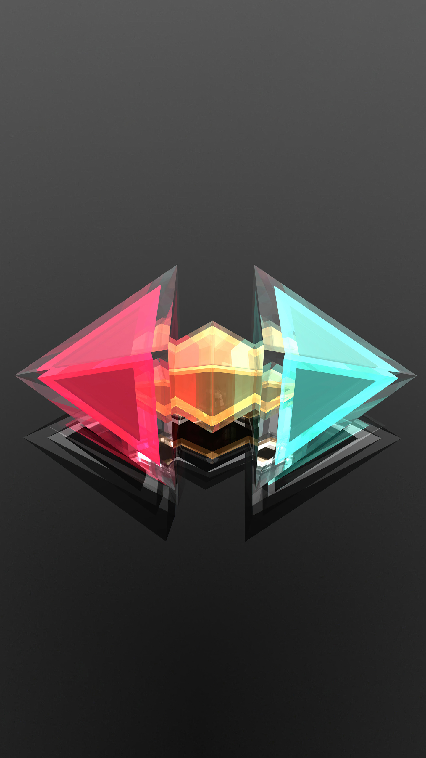 Facet Triangle 5k Wallpaper In 1440x2560 Resolution
