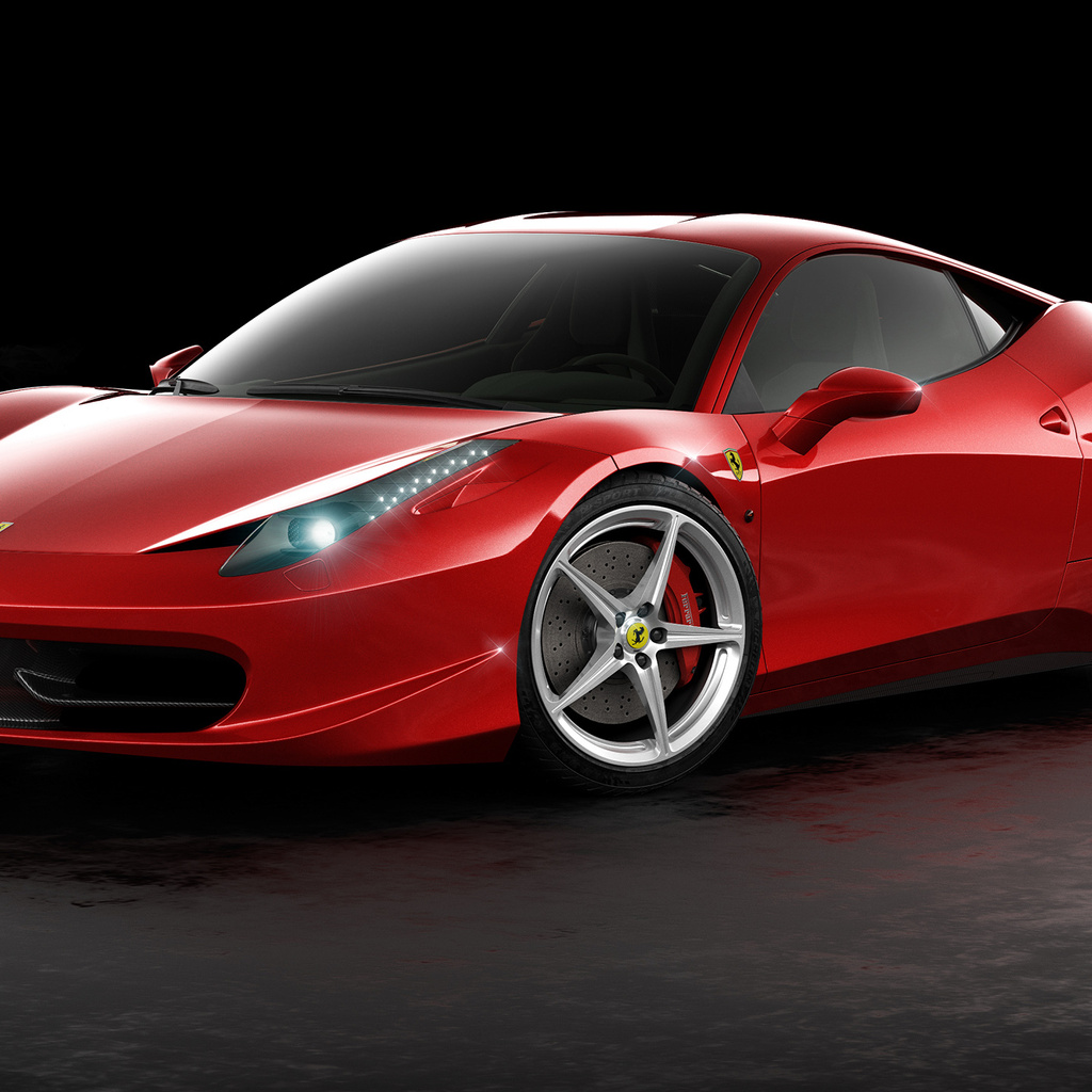 1024x1024 Ferrari 458 Italia CGI 1024x1024 Resolution HD 4k Wallpapers ...