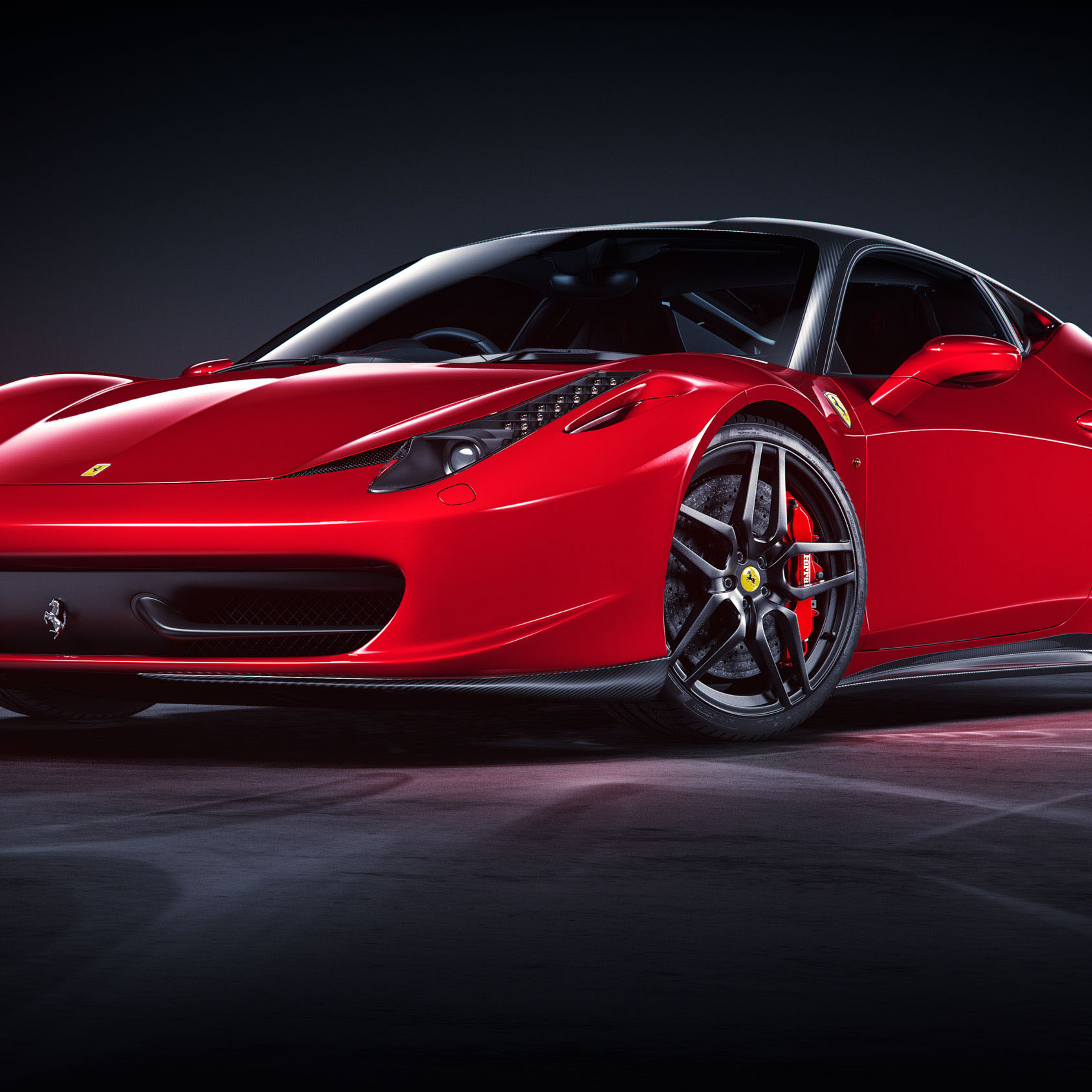 2932x2932 Ferrari 458 Italia Red 2018 Ipad Pro Retina Display ,HD 4k ...