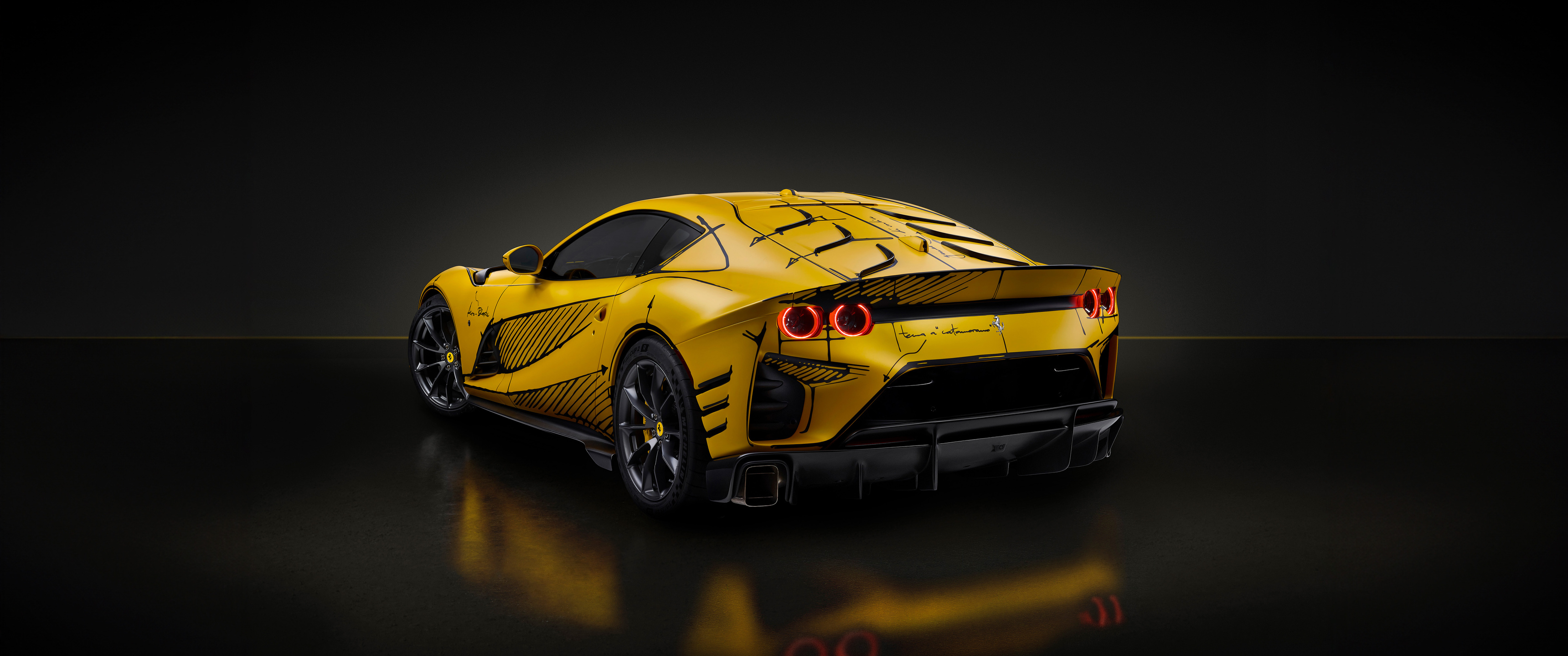 3440x1440 Ferrari 812 Competizione Tailor Made Car UltraWide Quad HD ...