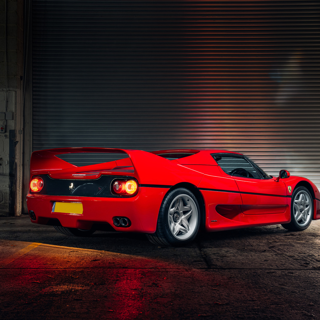 1024x1024 Ferrari F50 Rear Side 1024x1024 Resolution HD 4k Wallpapers ...