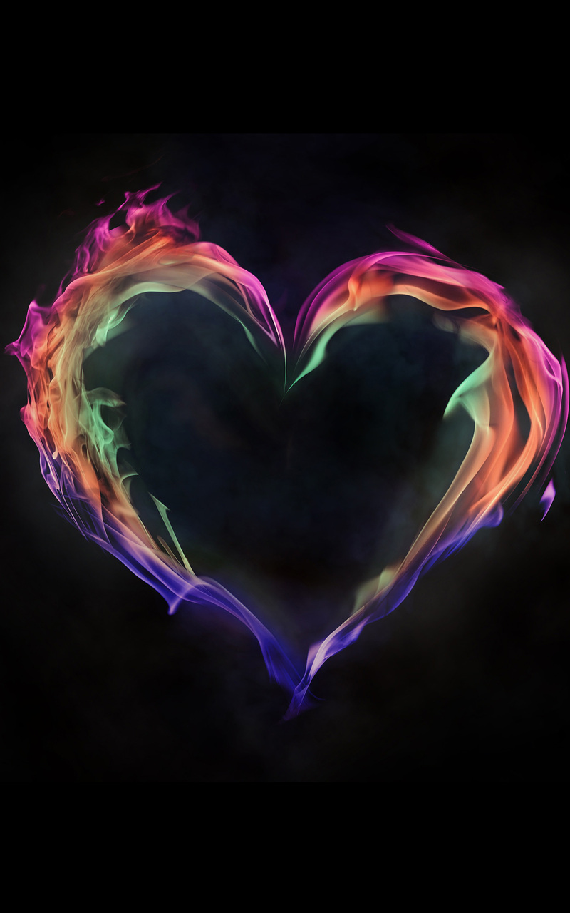 800x1280 Flame Artistic Heart Love 5k Nexus 7,Samsung Galaxy Tab 10,Note  Android Tablets HD 4k Wallpapers, Images, Backgrounds, Photos and Pictures