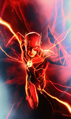 Flash Of Lightning Speed Unleashed Wallpaper In 240x400 Resolution