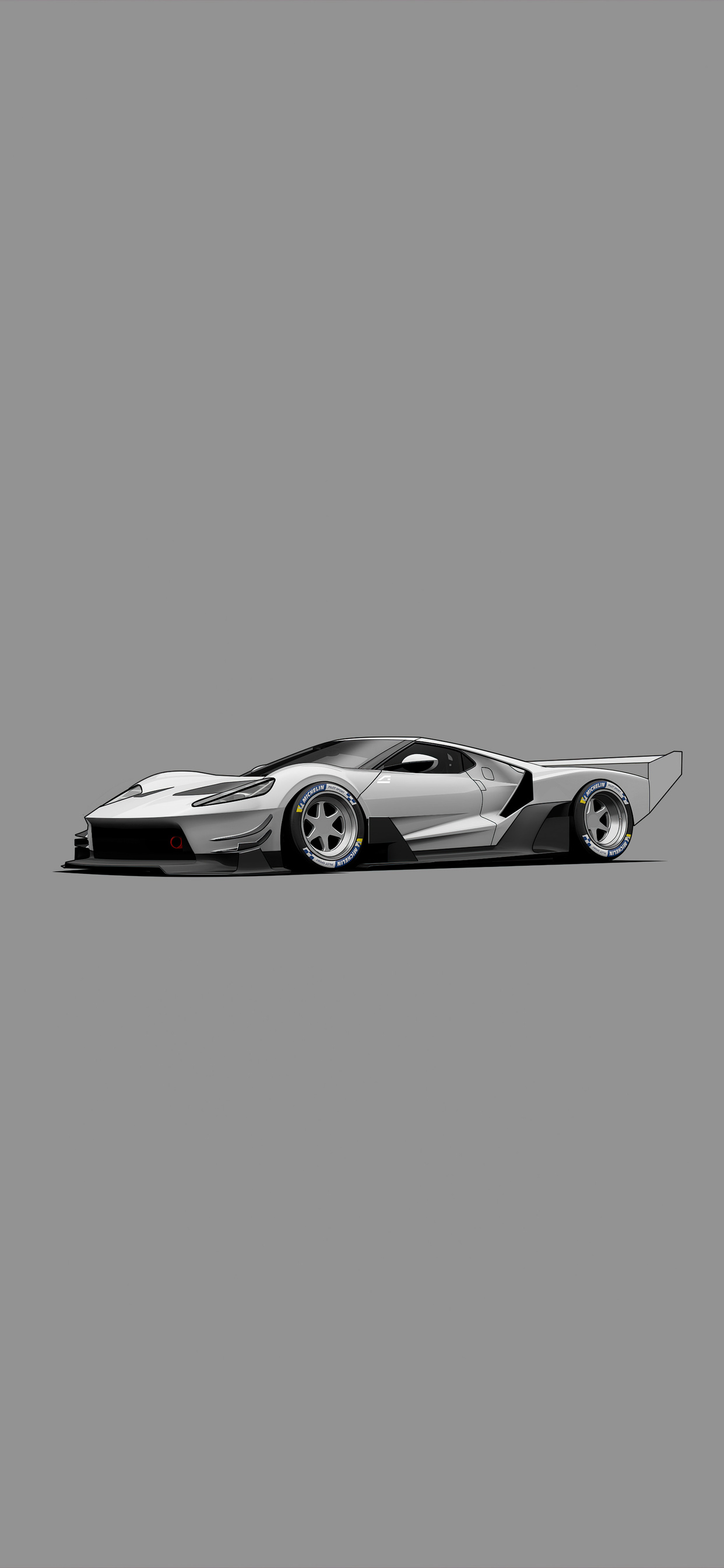 1242x2688 Ford GT C Vgt Minimal Grey 4k Iphone XS MAX HD 4k Wallpapers ...