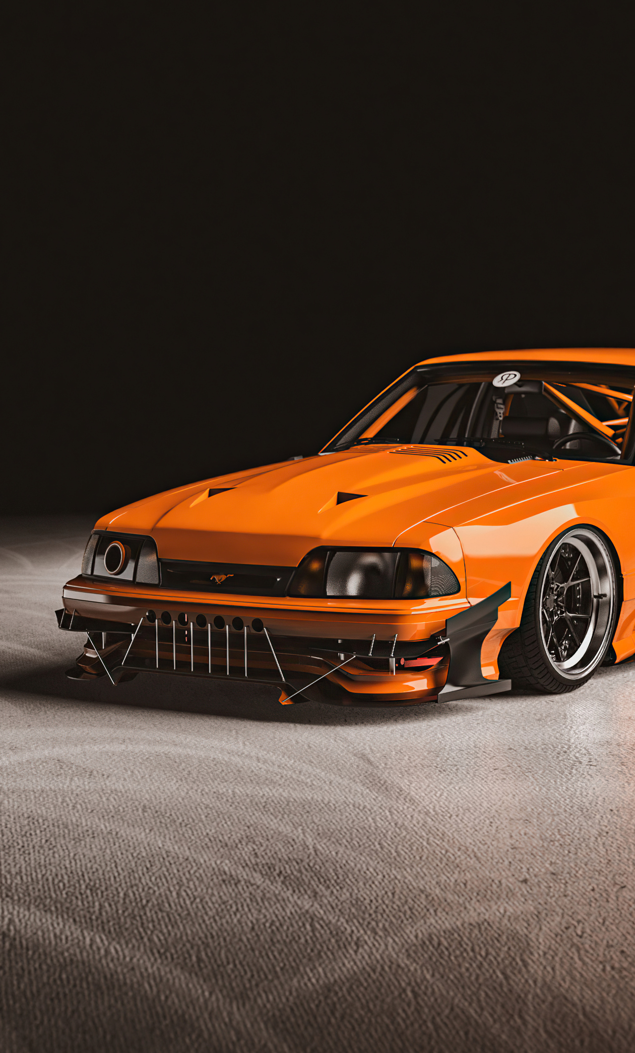 Ford Mustang Foxbody Wallpaper In 1280x2120 Resolution