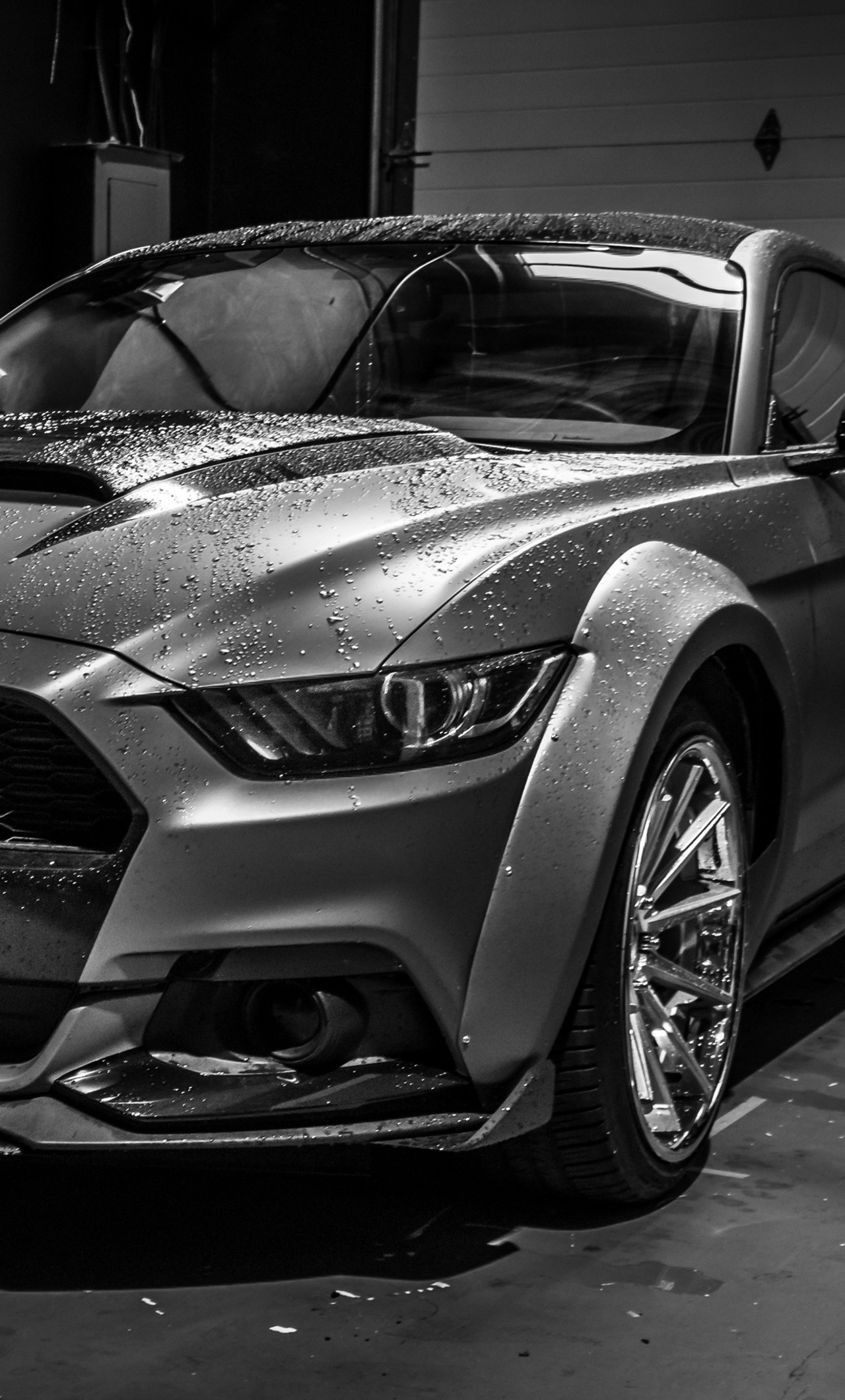 1280x2120 Ford Mustang Monochrome 4k iPhone 6+ HD 4k Wallpapers, Images,  Backgrounds, Photos and Pictures