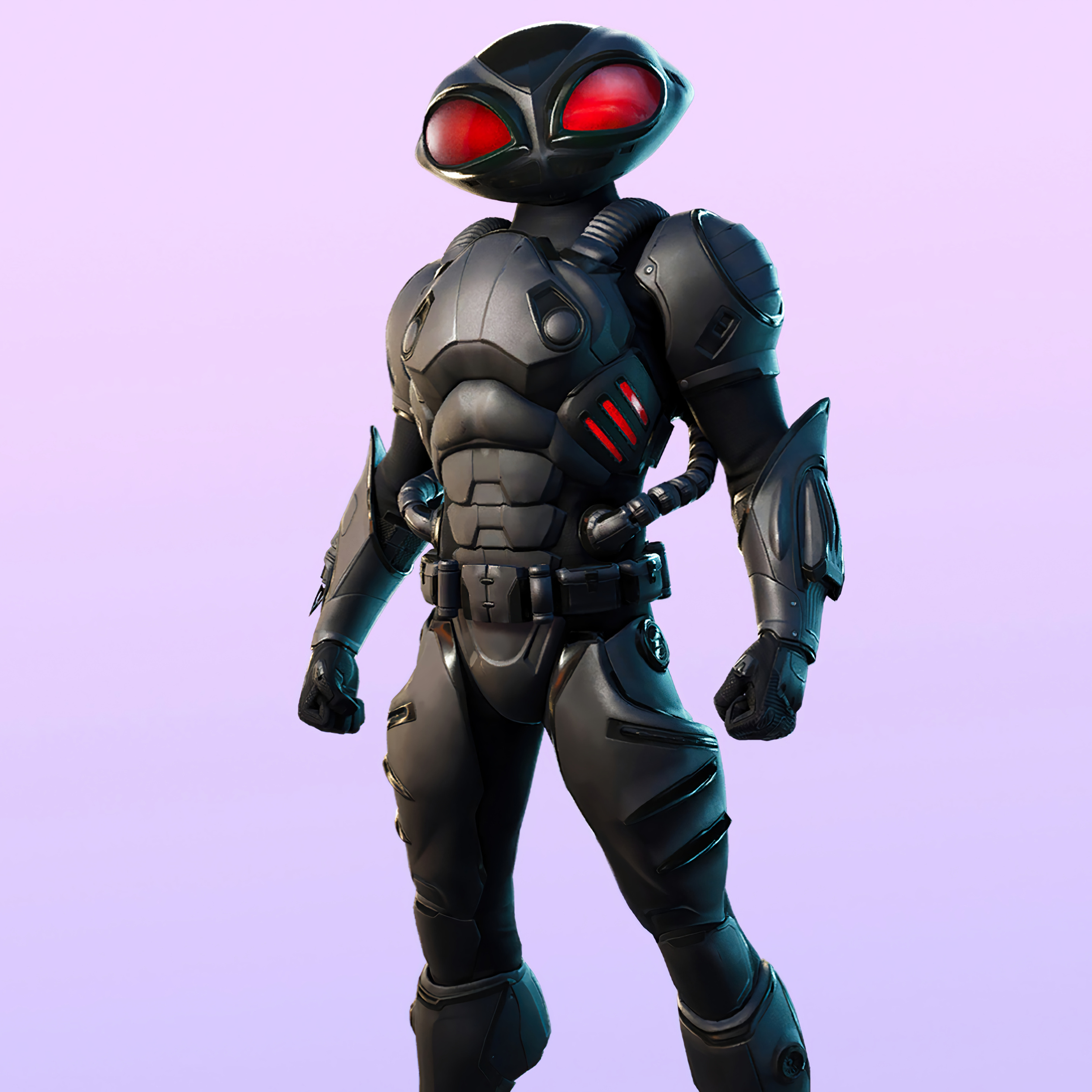 2932x2932 Fortnite Black Manta Skin Outfit Ipad Pro Retina Display HD ...