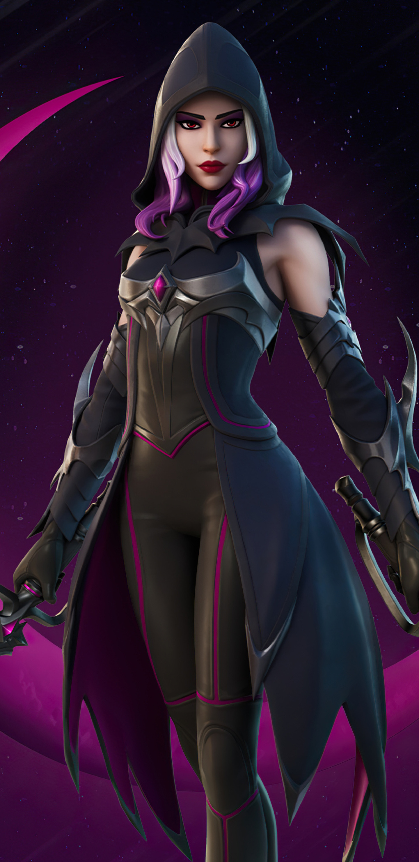 1440x2960 Fortnite Nighttime Huntress Samsung Galaxy Note 9,8, S9,S8,S8 ...