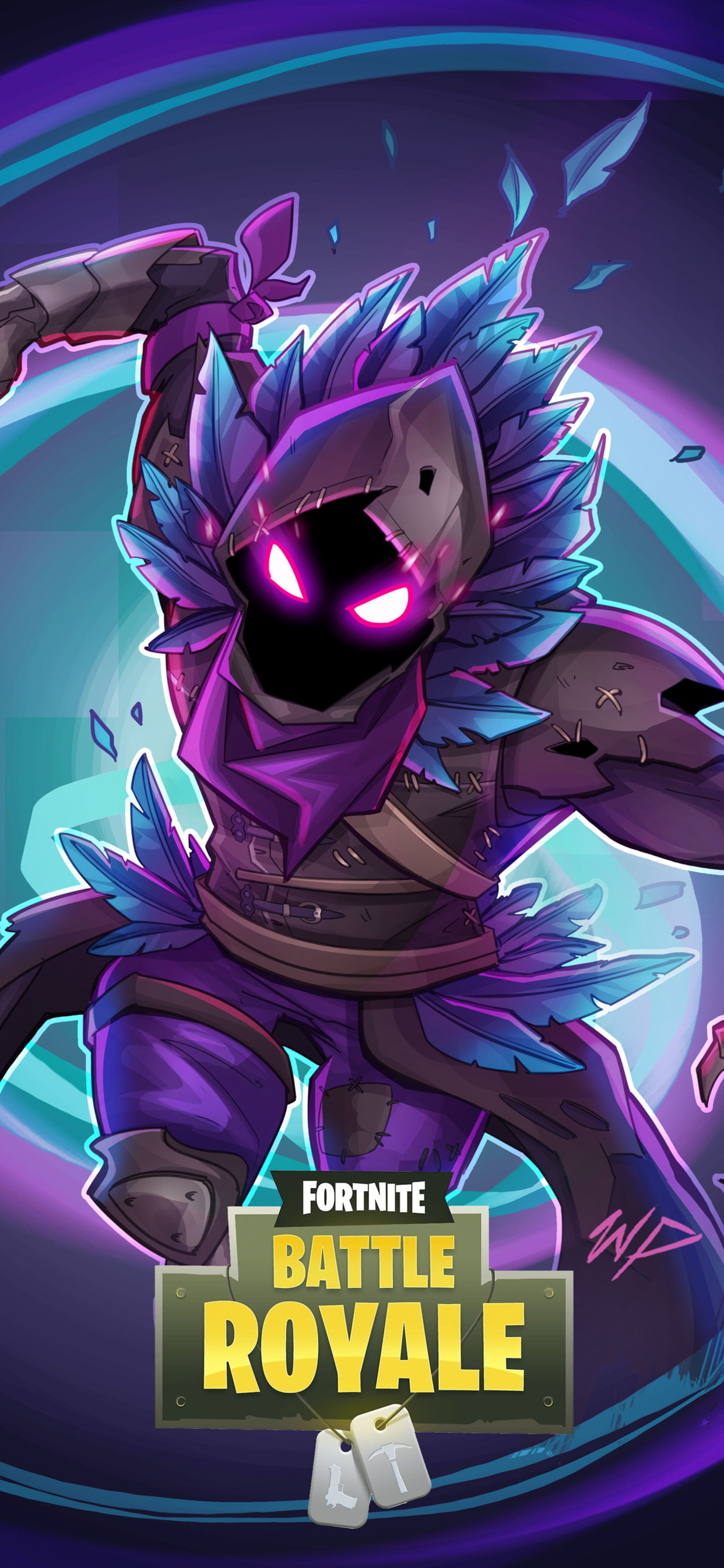 1242x2688 Fortnite Raven Fan Art Iphone XS MAX HD 4k Wallpapers, Images,  Backgrounds, Photos and Pictures