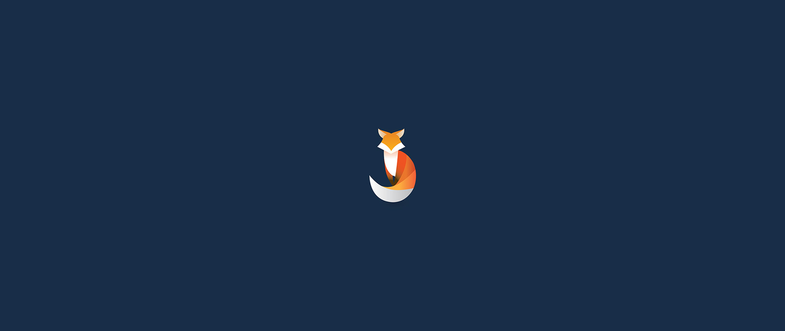 2560x1080 Fox Logo Minimalism 2560x1080 Resolution Hd 4k Wallpapers 