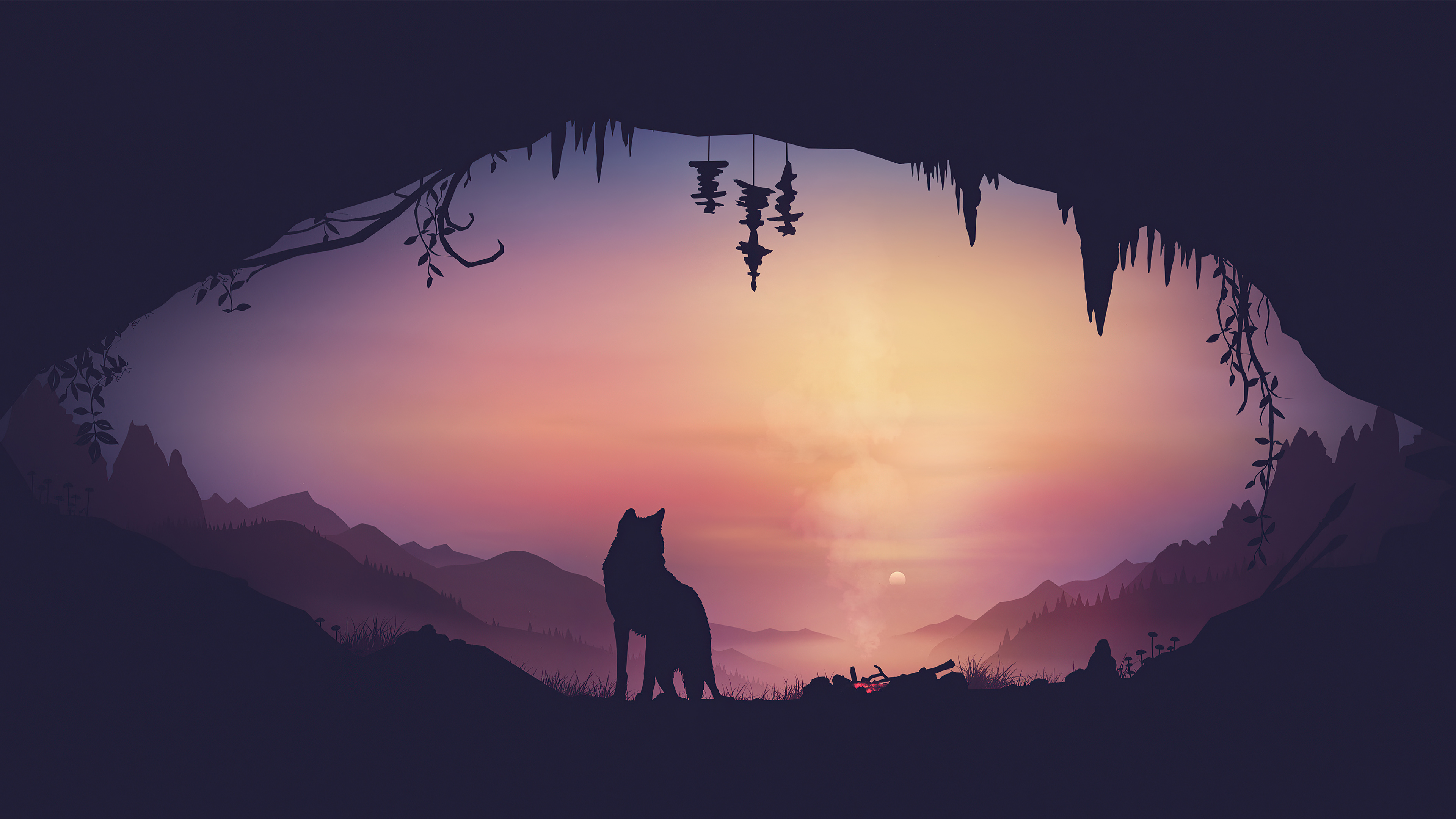 3840x2160 Fox Minimal Artwork 4k 4K ,HD 4k Wallpapers,Images