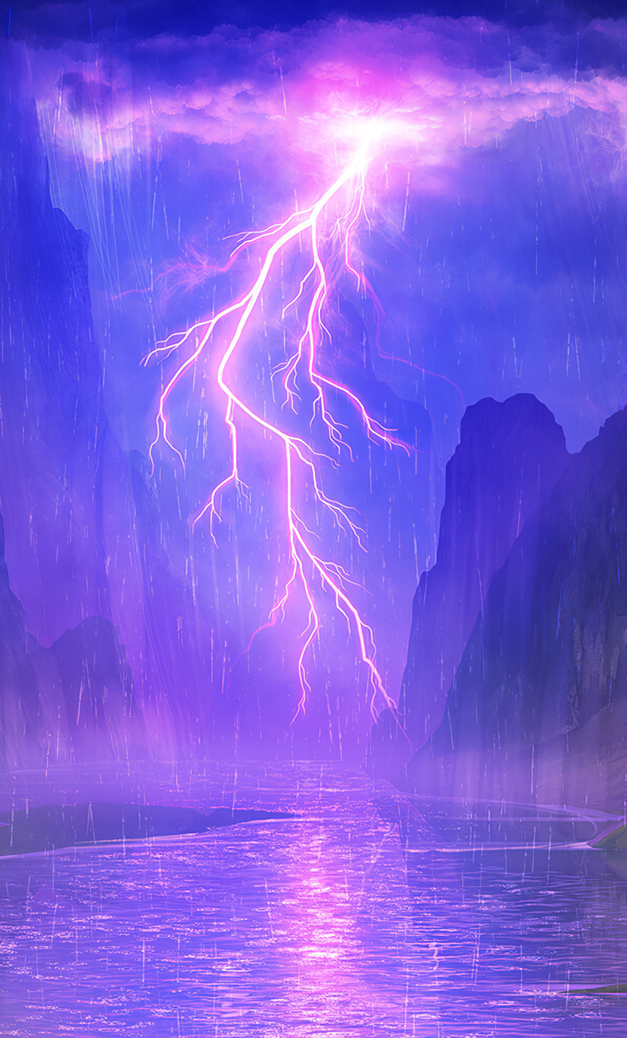1280x2120 Freak Storm Lightning 4k iPhone 6+ HD 4k Wallpapers, Images,  Backgrounds, Photos and Pictures