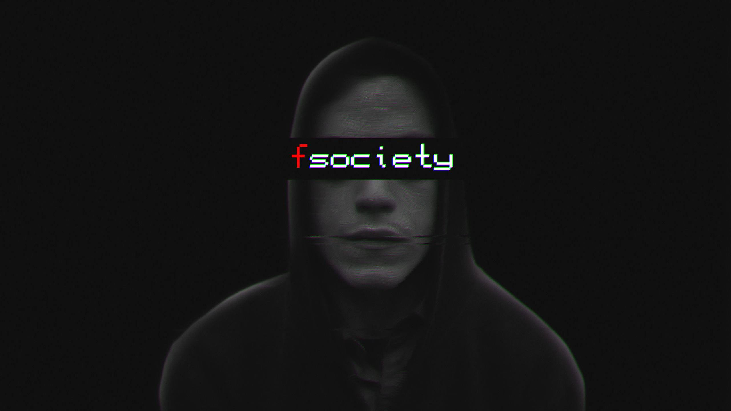 Mr Robot Fsociety Mask Minimalist Digital Art 4K Wallpaper #47