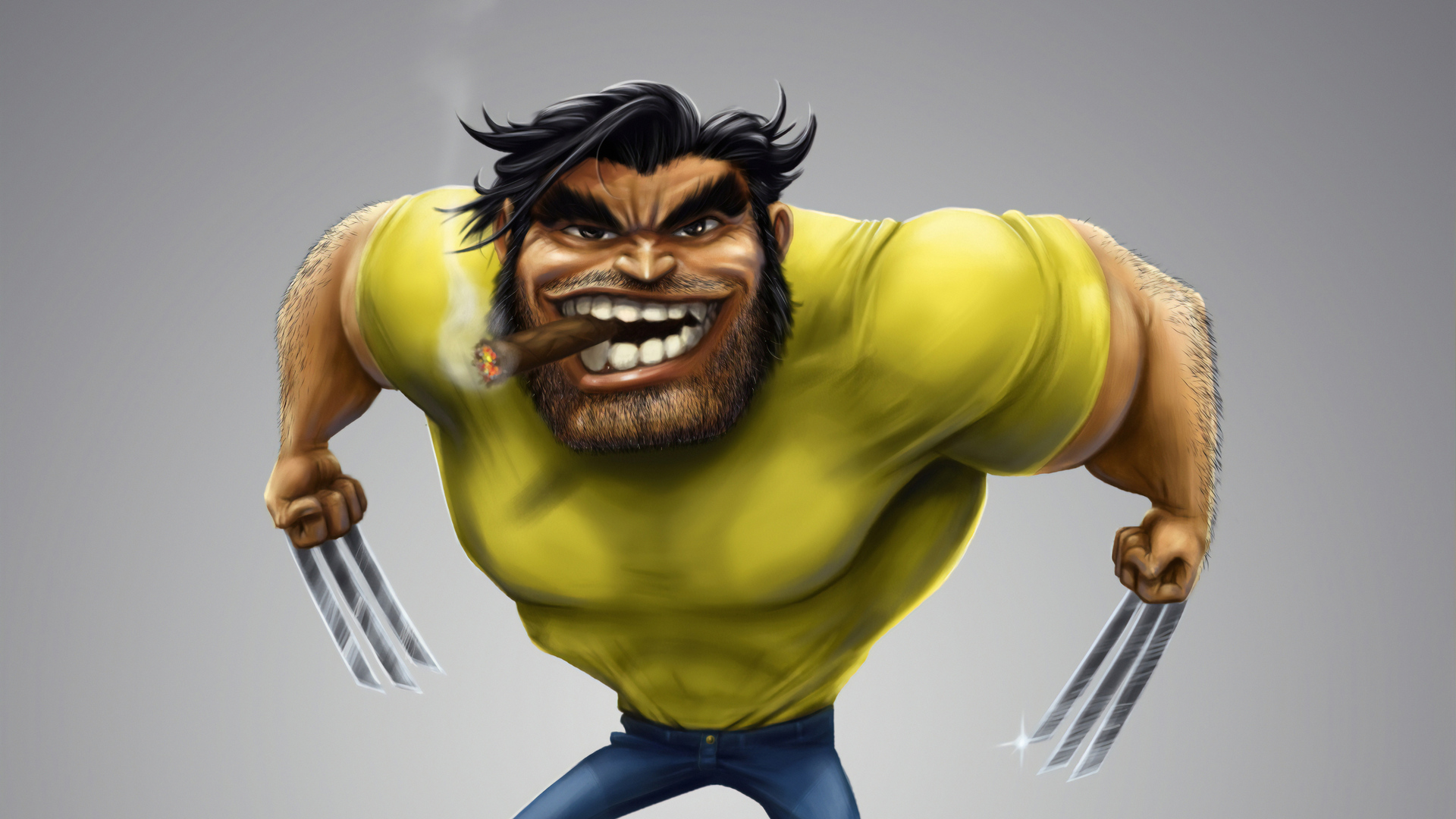1920x1080 Funky Wolverine Laptop Full HD 1080P HD 4k Wallpapers, Images,  Backgrounds, Photos and Pictures