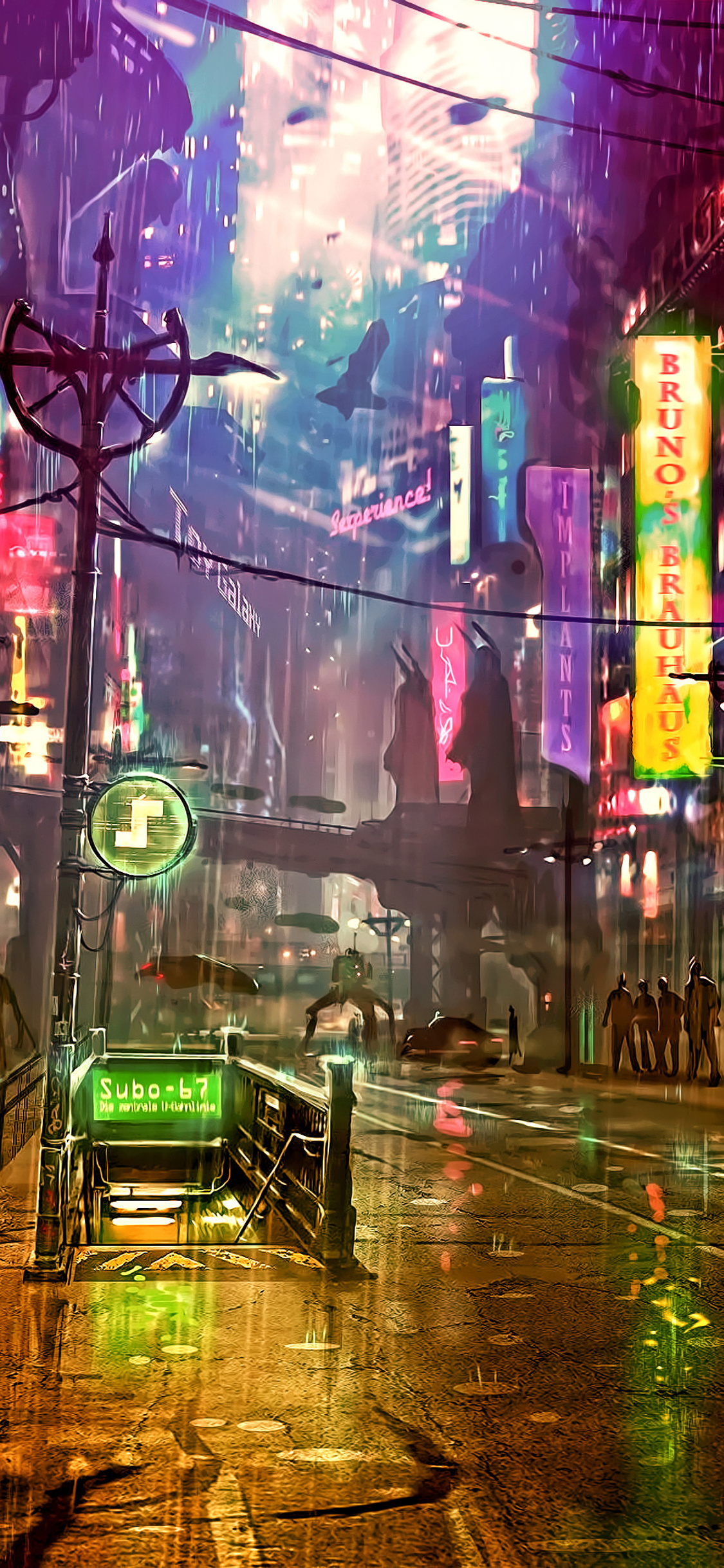 Cyberpunk City iPhone Wallpaper  City iphone wallpaper, Cyberpunk