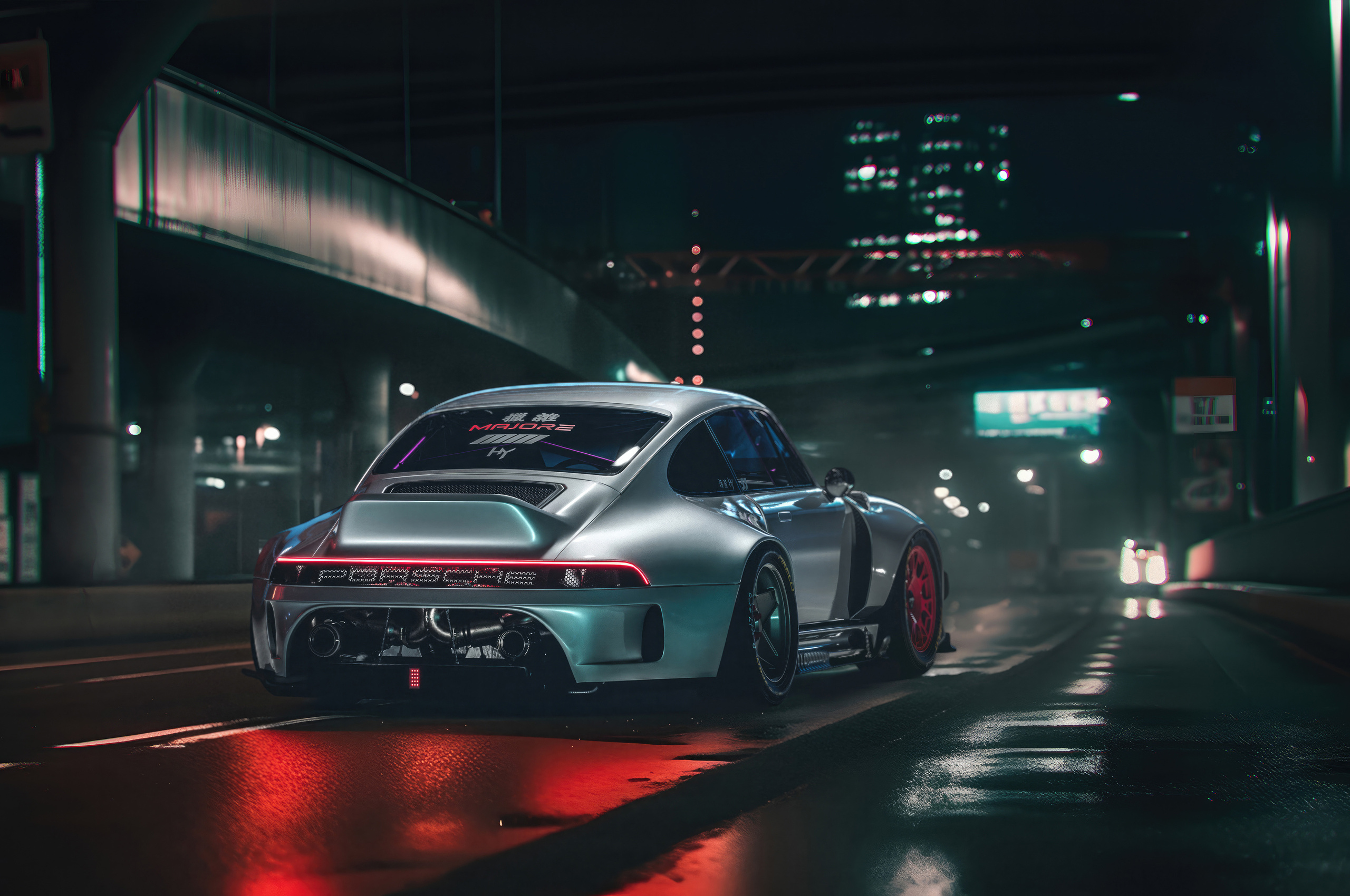 2560x1700 Futuristic Vibes Cyberpunk Porsche 4k Chromebook Pixel ,HD 4k ...