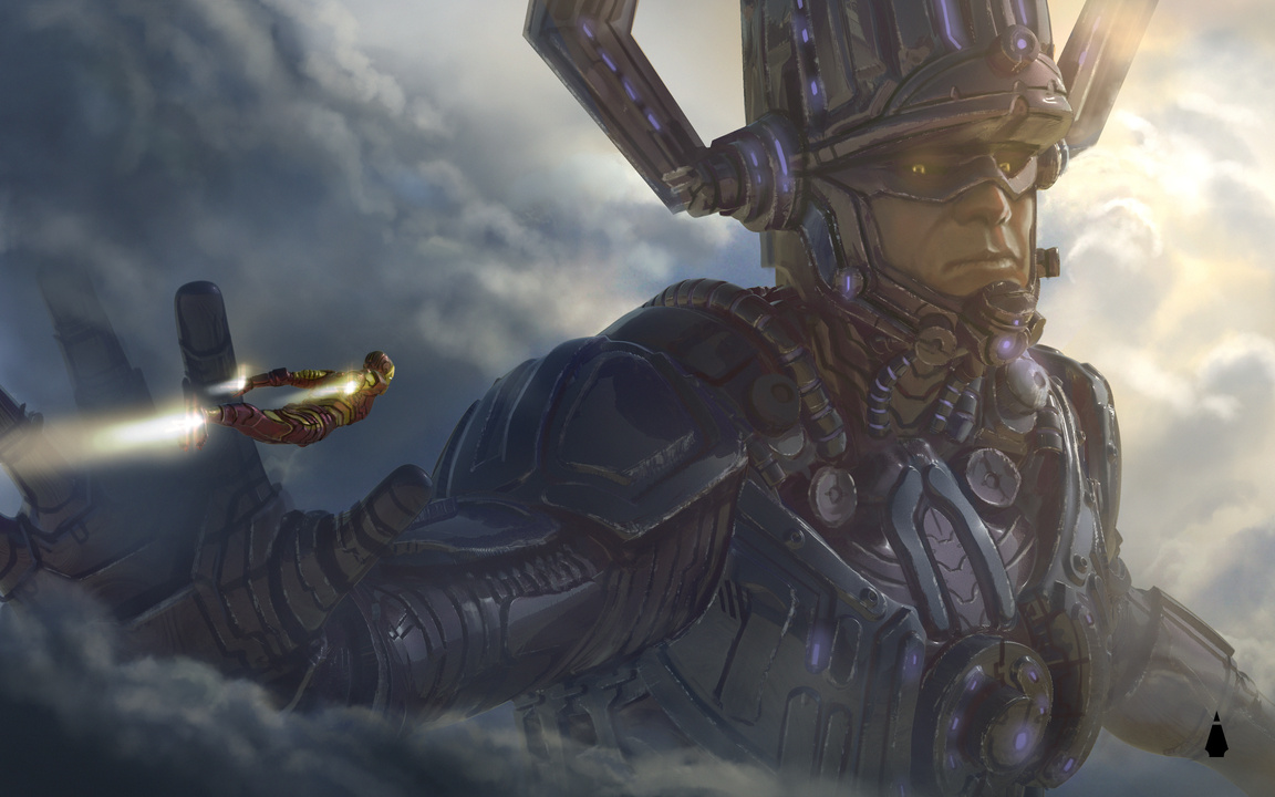 1152x720 Galactus Vs Iron Man Avengers 4 Concept Art 1152x720 ...