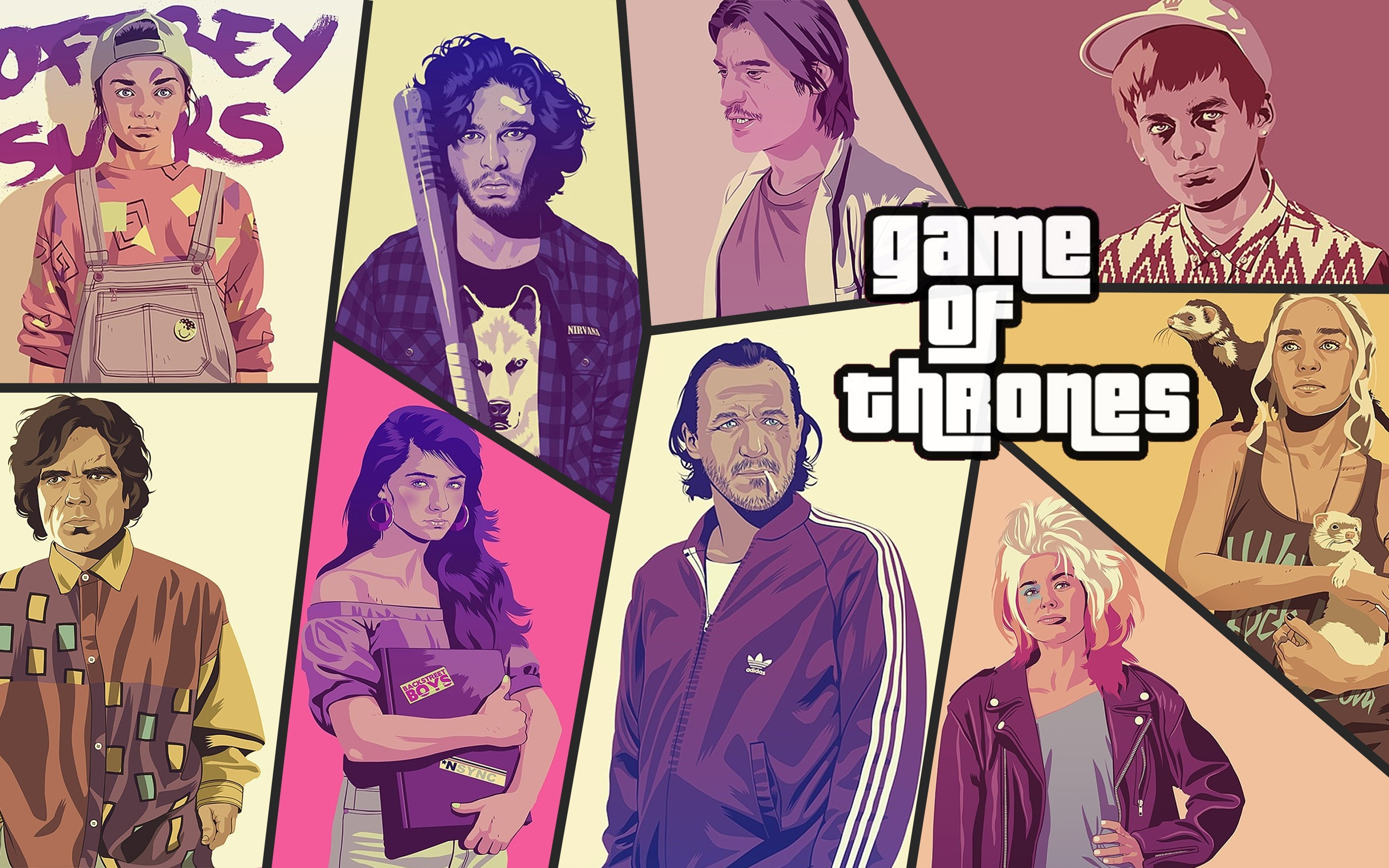 3840x2400 Game Of Thrones Poster Like GTA 5 4k HD 4k Wallpapers, Images