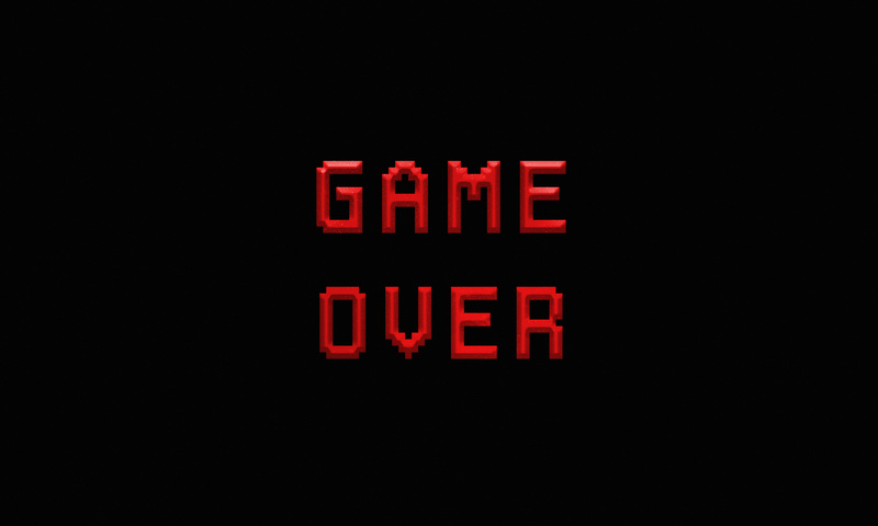 800x480 Game Over Typo 5k 800x480 Resolution HD 4k Wallpapers, Images ...