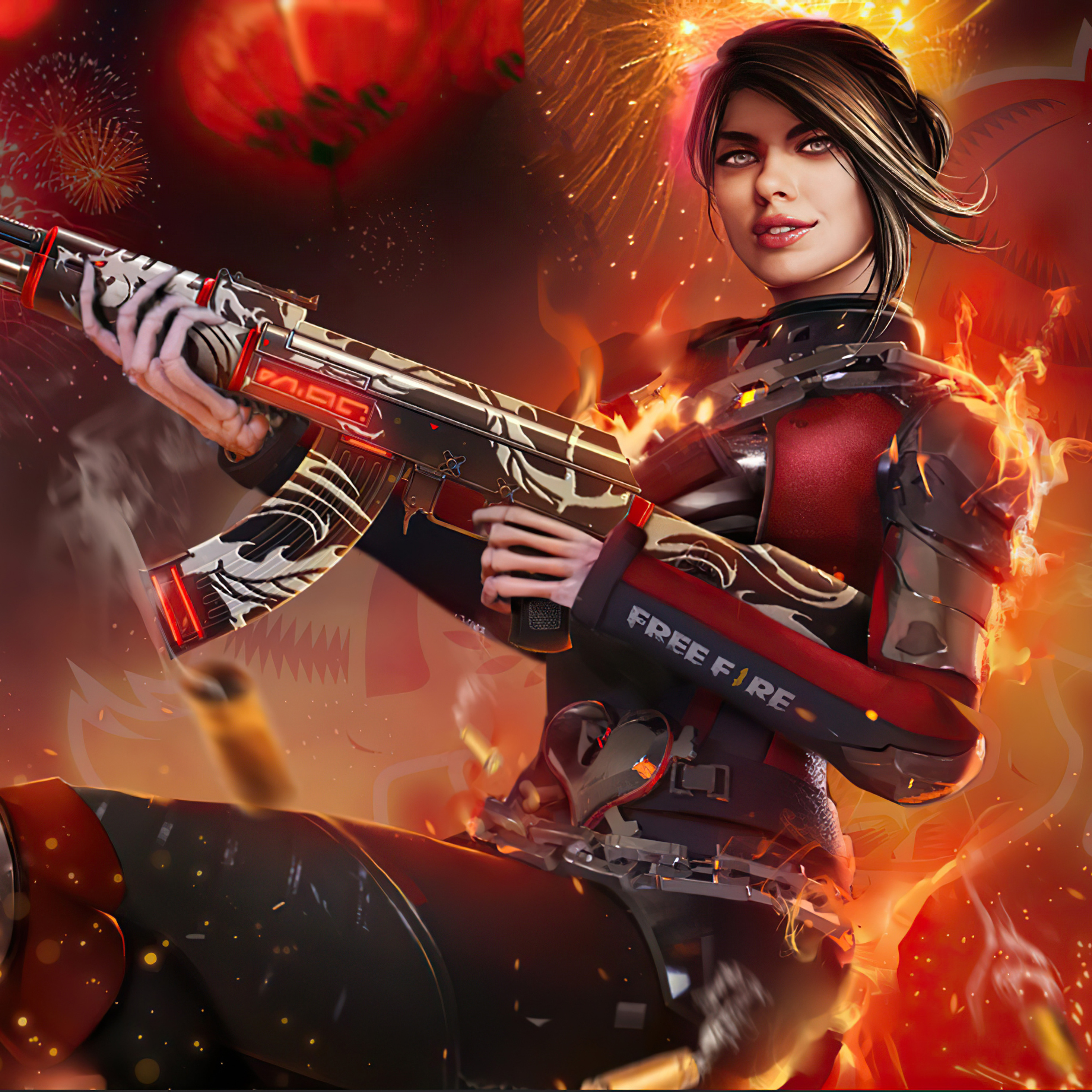 2932x2932 Garena  Free  Fire  4k Game  2022 Ipad Pro Retina 