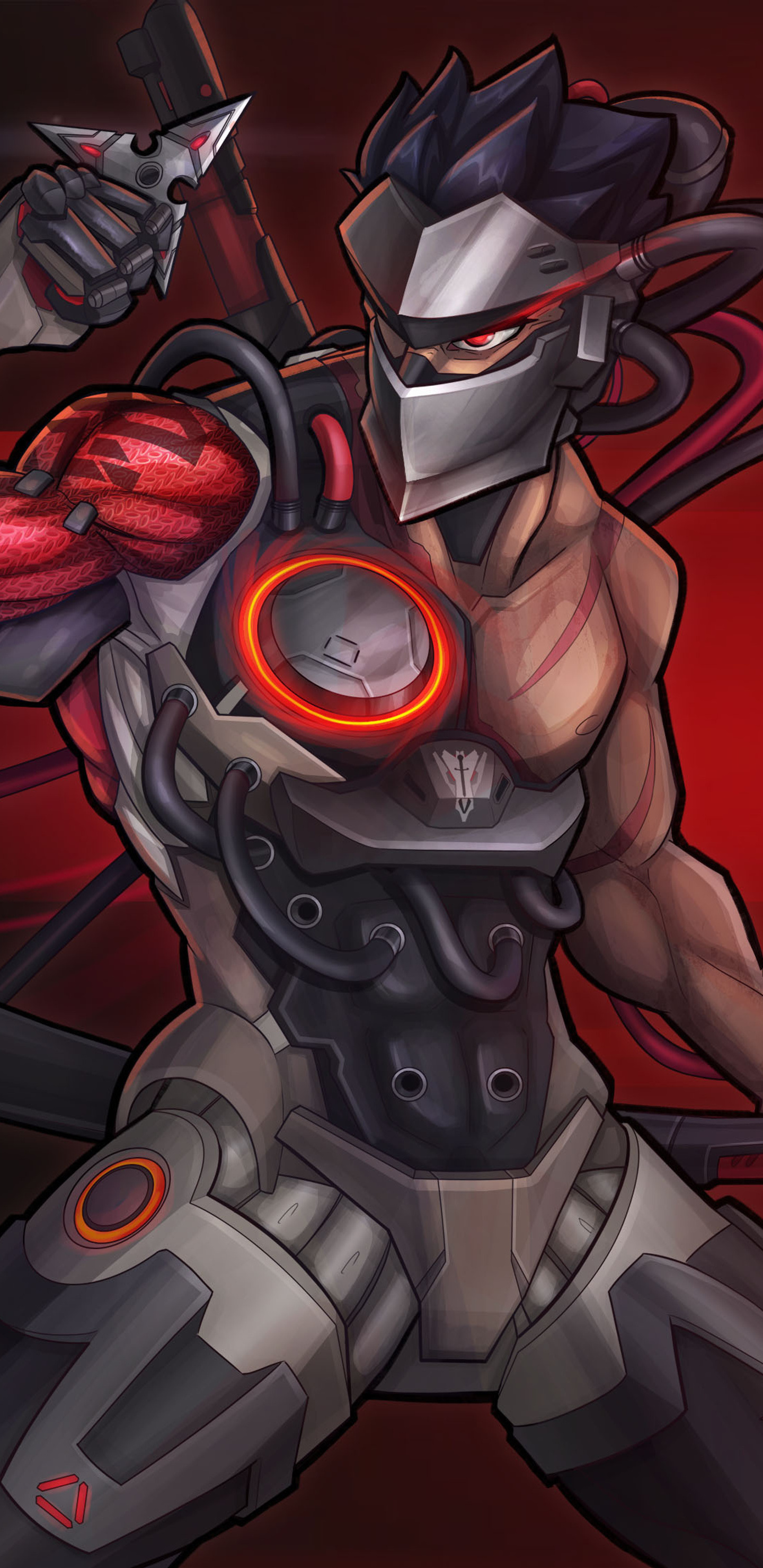 1440x2960 Genji Blackwatch Samsung Galaxy Note 9,8, S9,S8,S8+ QHD HD 4k