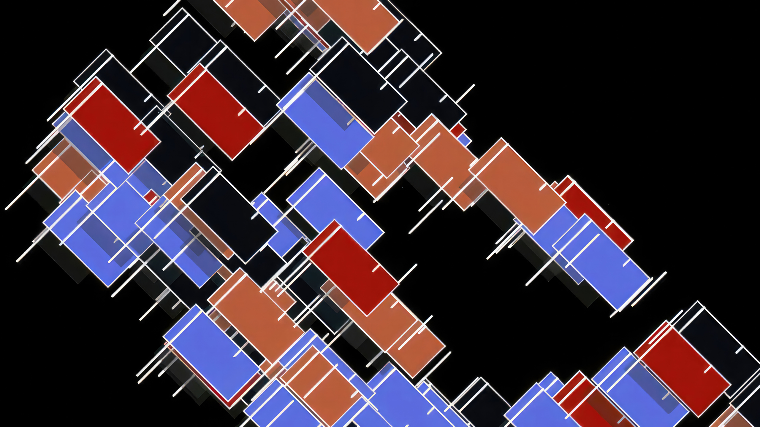 2560x1440 Geometric Shapes Oled 5k 1440P Resolution ,HD 4k Wallpapers