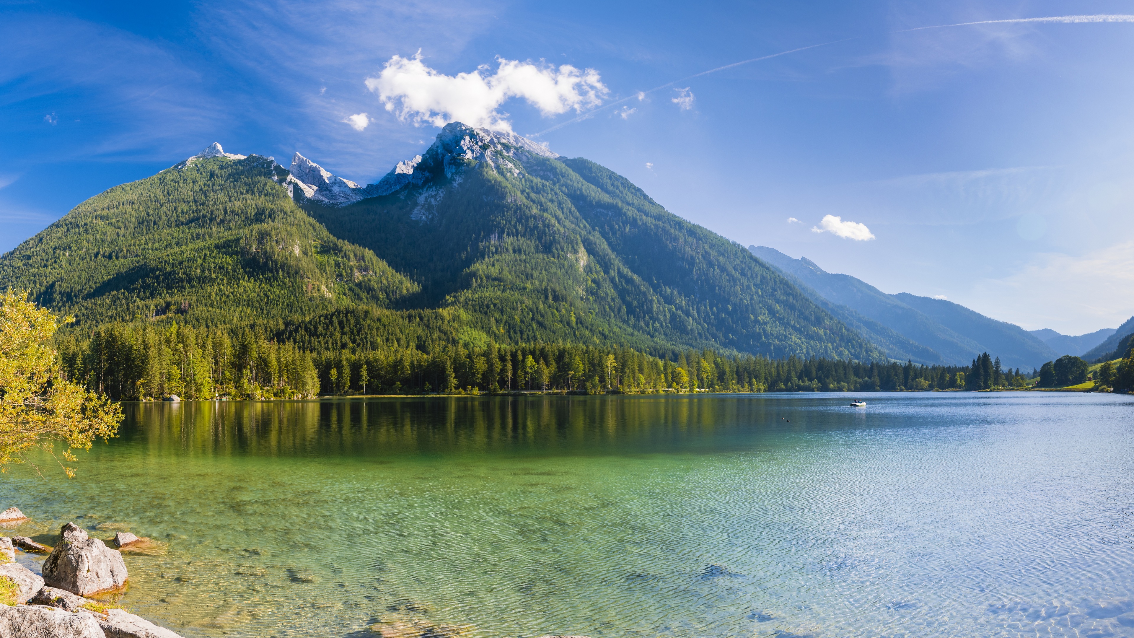 3840x2160 Germany Mountains Lake Scenery Hintersee 8k 4k HD 4k Wallpapers,  Images, Backgrounds, Photos and Pictures