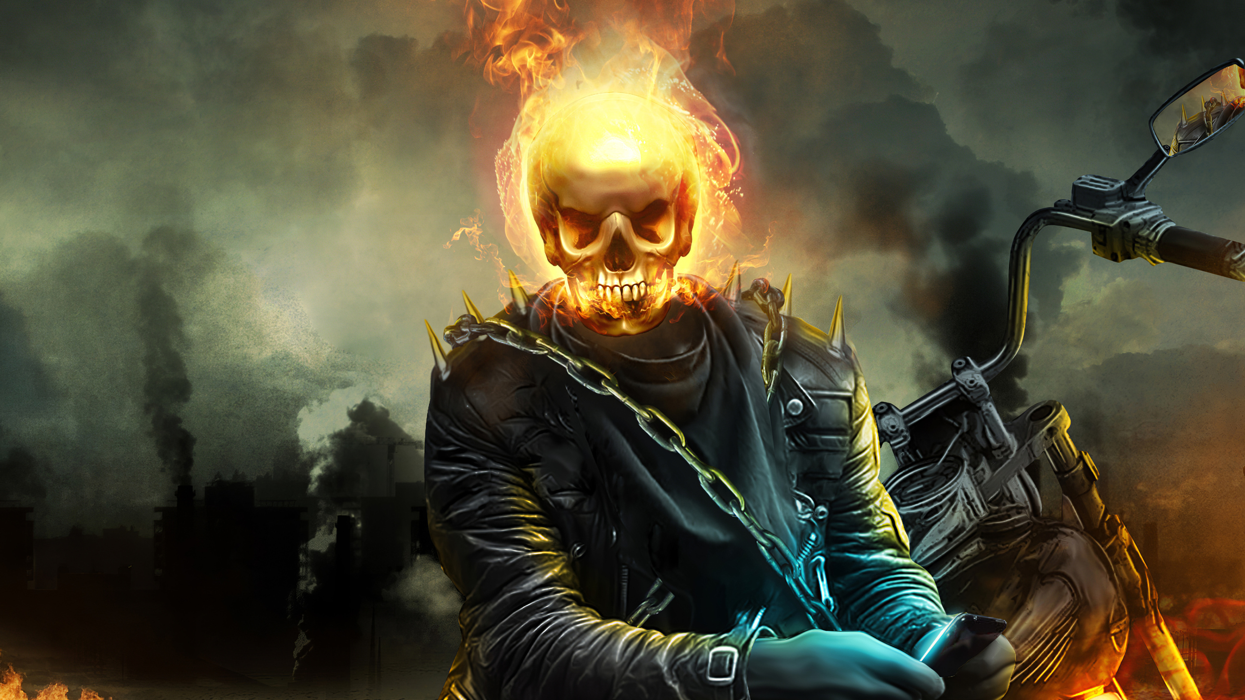 2560x1440 Ghost Rider 4k 2020 Artwork 1440P Resolution HD 4k Wallpapers,  Images, Backgrounds, Photos and Pictures