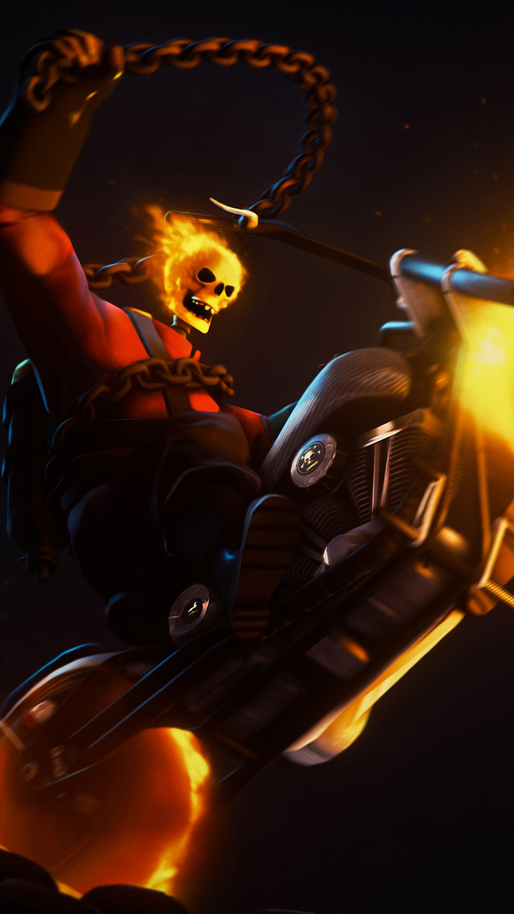 720x1280 Ghost Rider Arts Moto G,X Xperia Z1,Z3 Compact,Galaxy S3,Note  II,Nexus HD 4k Wallpapers, Images, Backgrounds, Photos and Pictures