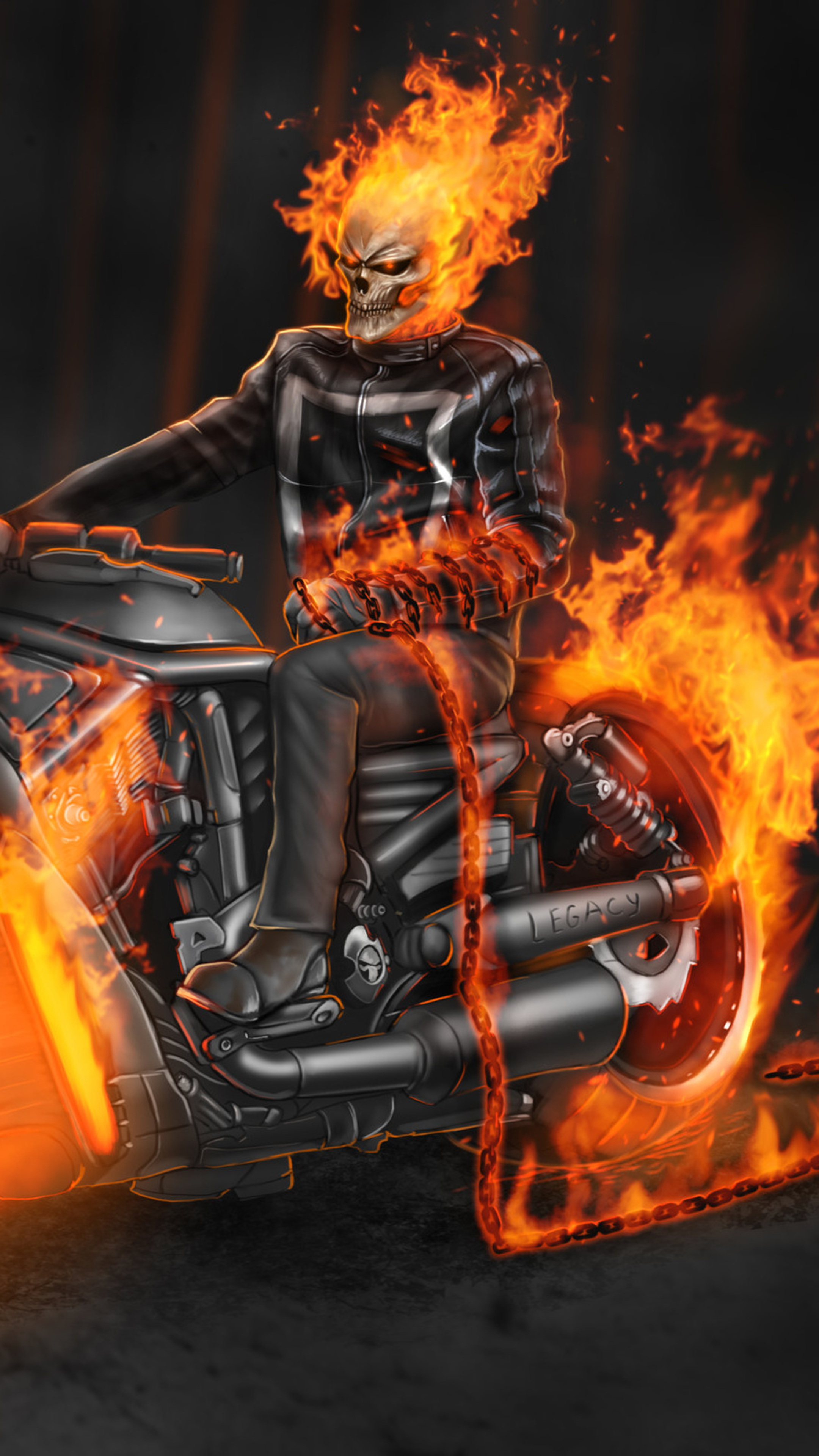images of ghost rider bike