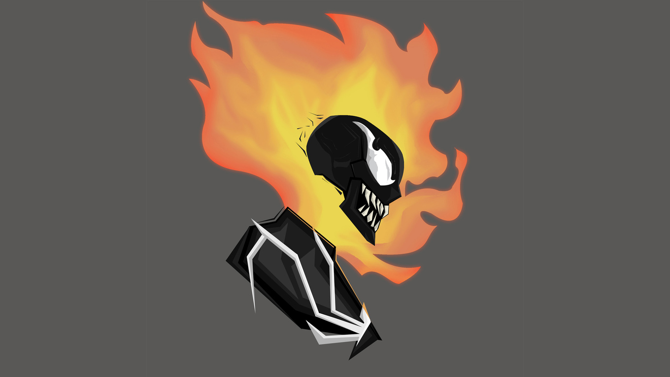 1360x765 Ghost Rider Into The Venomverse 1360x765 Resolution HD 4k ...