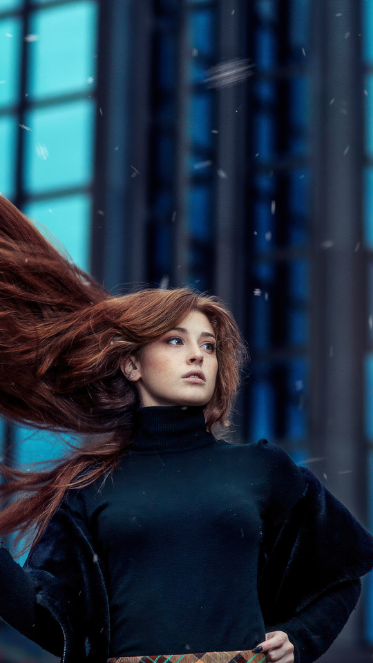 540x960 Girl Hairs In Air 4k Wallpaper 540x960 Resolution Hd 4k