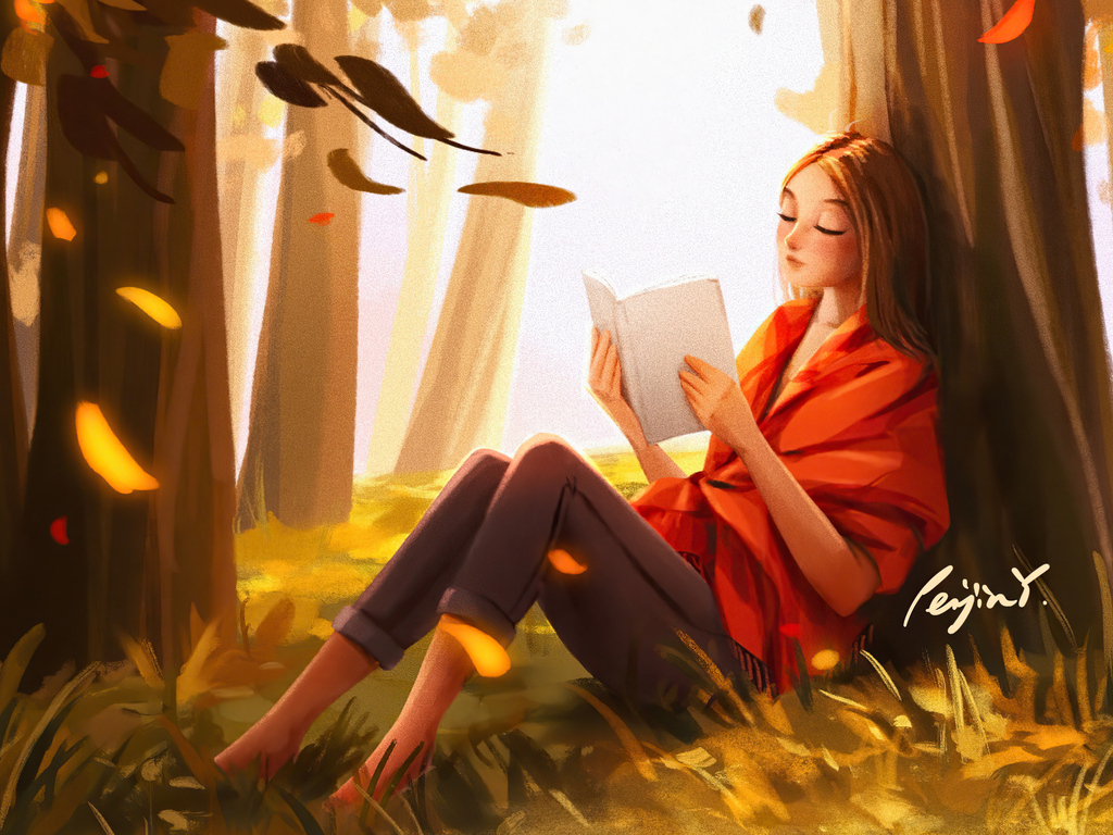 1024x768 Girl Reading Book In The Nature 4k 1024x768 Resolution HD 4k  Wallpapers, Images, Backgrounds, Photos and Pictures