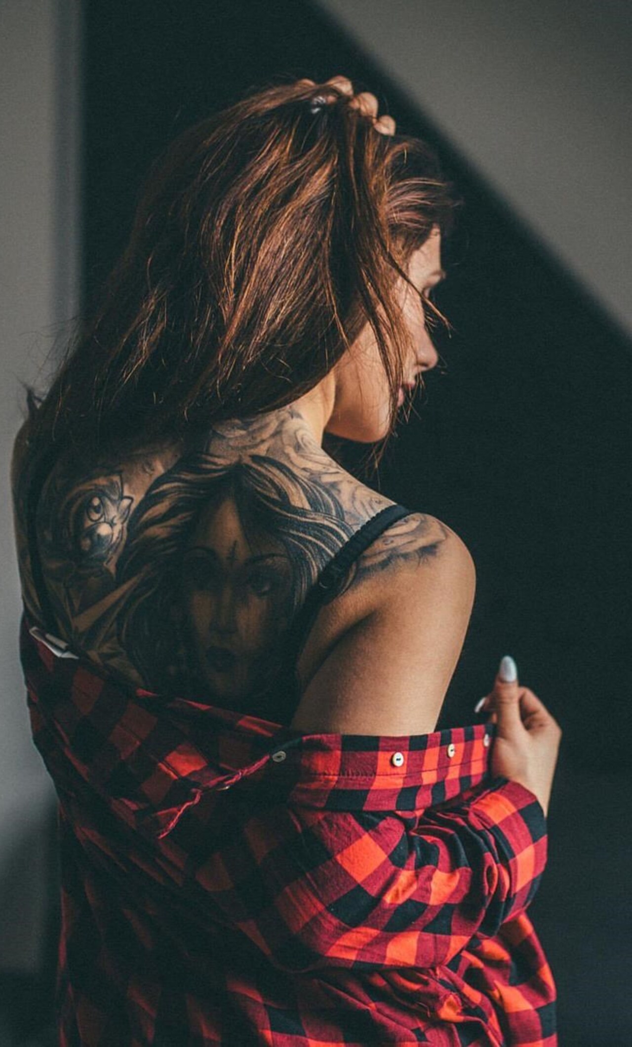 1280x2120 Girl Tattoos On Back iPhone 6+ HD 4k Wallpapers, Images,  Backgrounds, Photos and Pictures