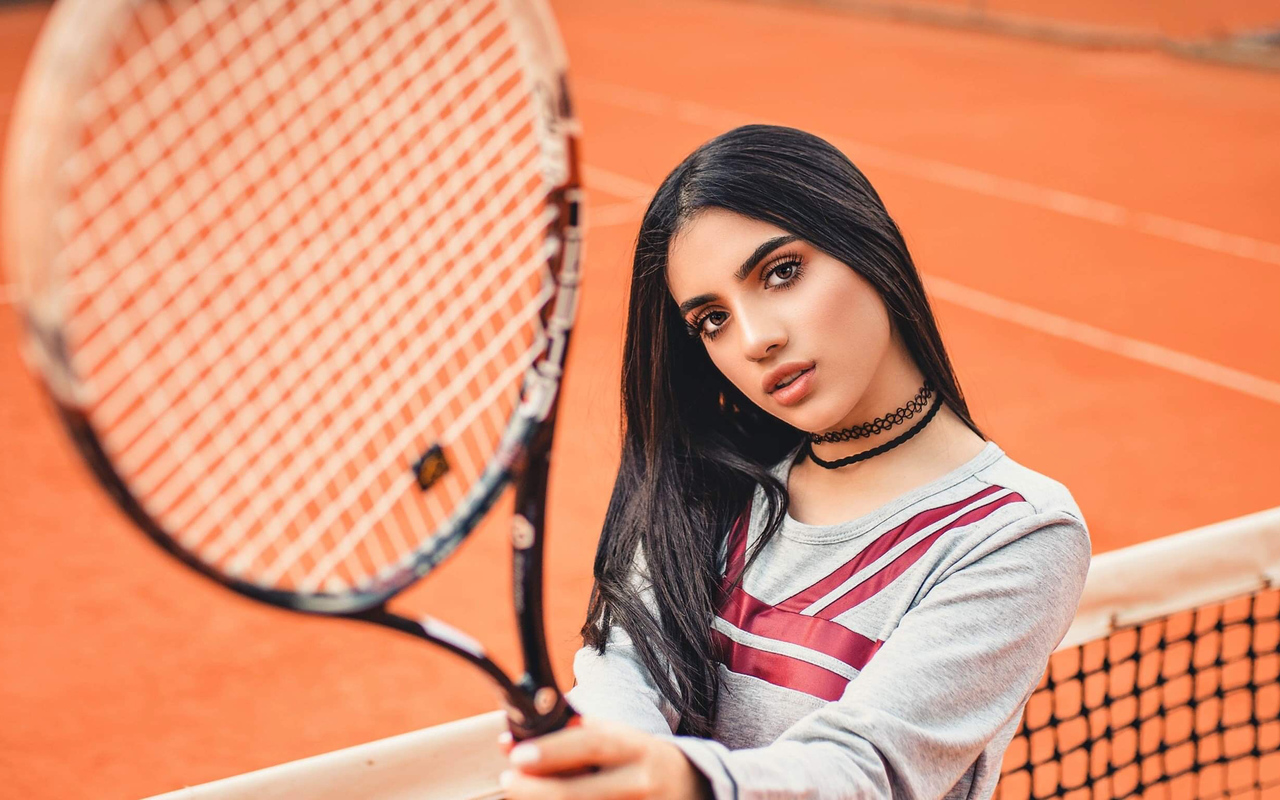 1280x800 Girl Tennis Court 720P HD 4k Wallpapers, Images, Backgrounds,  Photos and Pictures