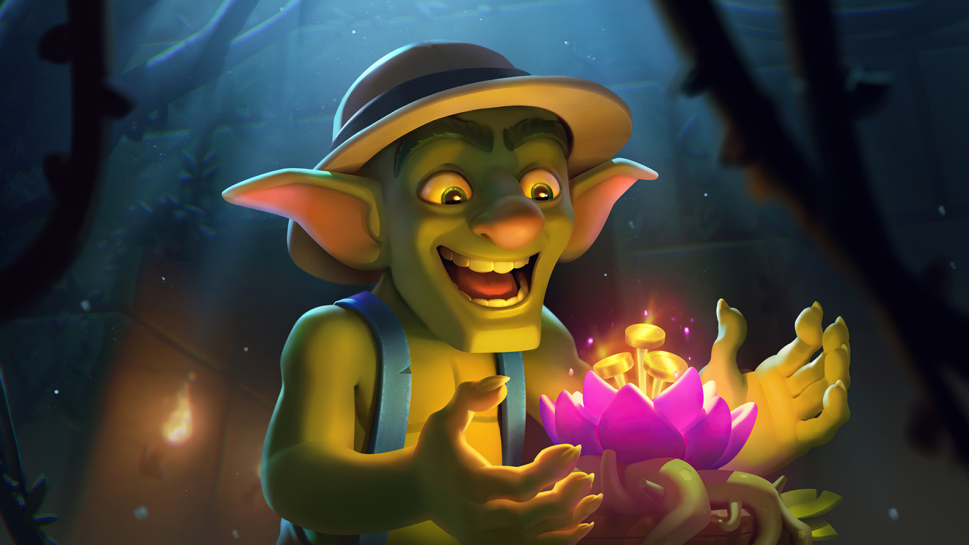 1366x768 Goblin Clash Royale Illustrations 5k Laptop HD ,HD 4k ...