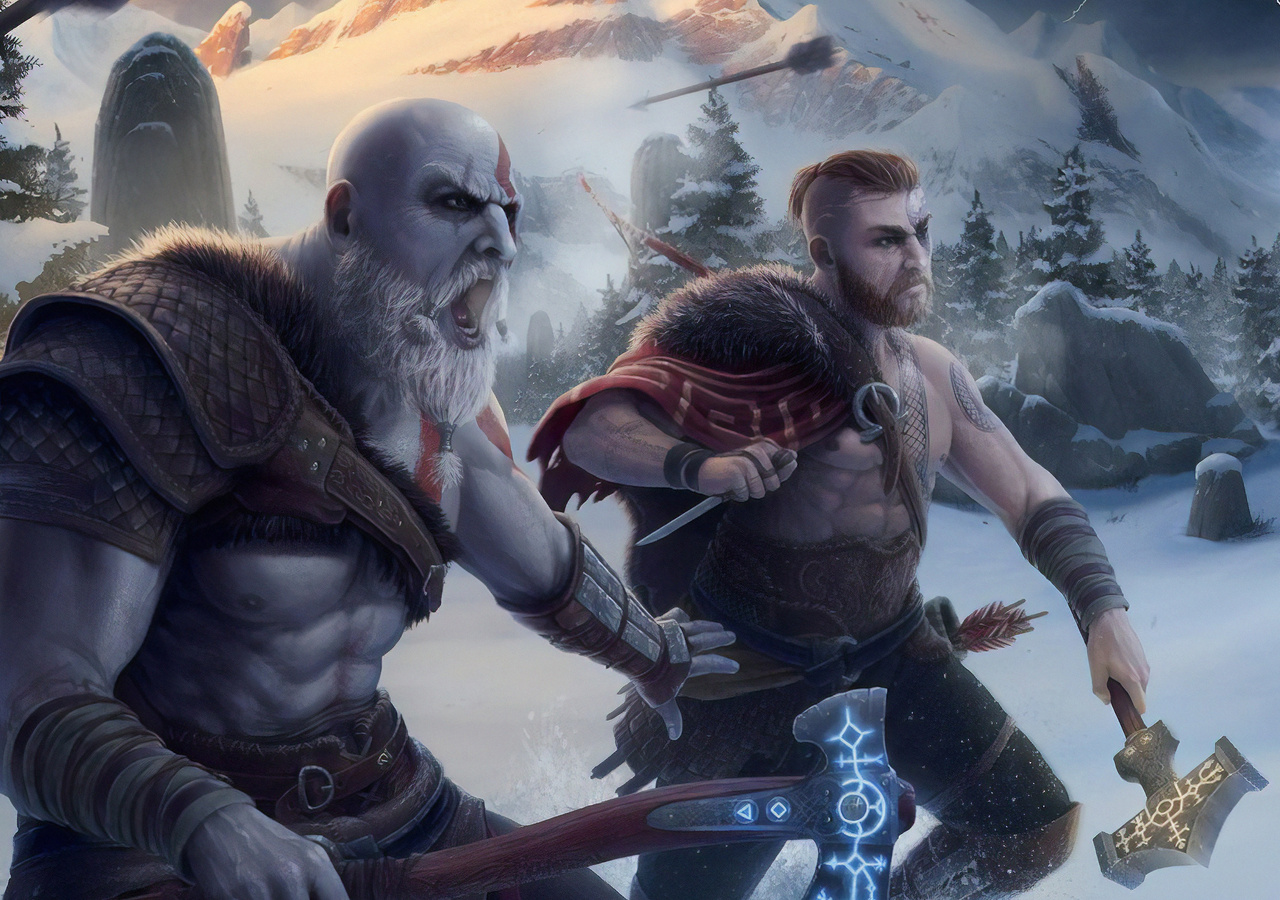 1280x900 God Of War 4k Artwork 1280x900 Resolution HD 4k Wallpapers ...