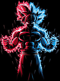 240x320 God Red Blue Goku Dragon Ball Z Nokia 230, Nokia 215, Samsung  Xcover 550, LG G350 Android HD 4k Wallpapers, Images, Backgrounds, Photos  and Pictures