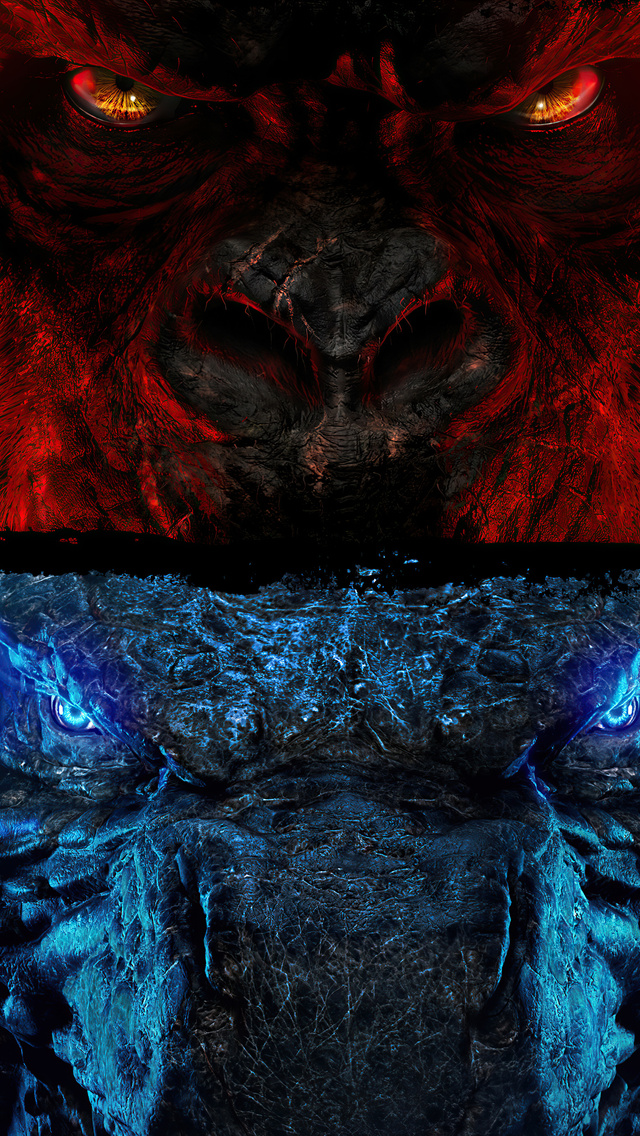 640x1136 Godzilla From Godzilla Vs Kong Poster iPhone 5,5c,5S,SE ,Ipod ...