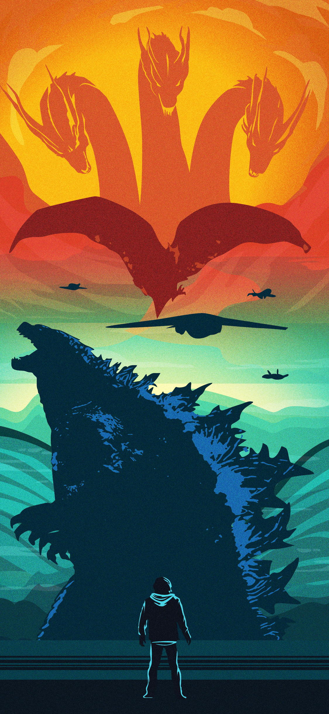 poster godzilla king of the monsters iPhone 11 Wallpapers Free Download